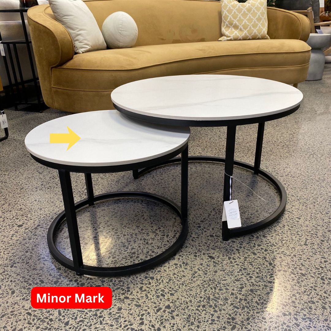 Serena Round Nesting Coffee Tables - Clearance – Limited Edition