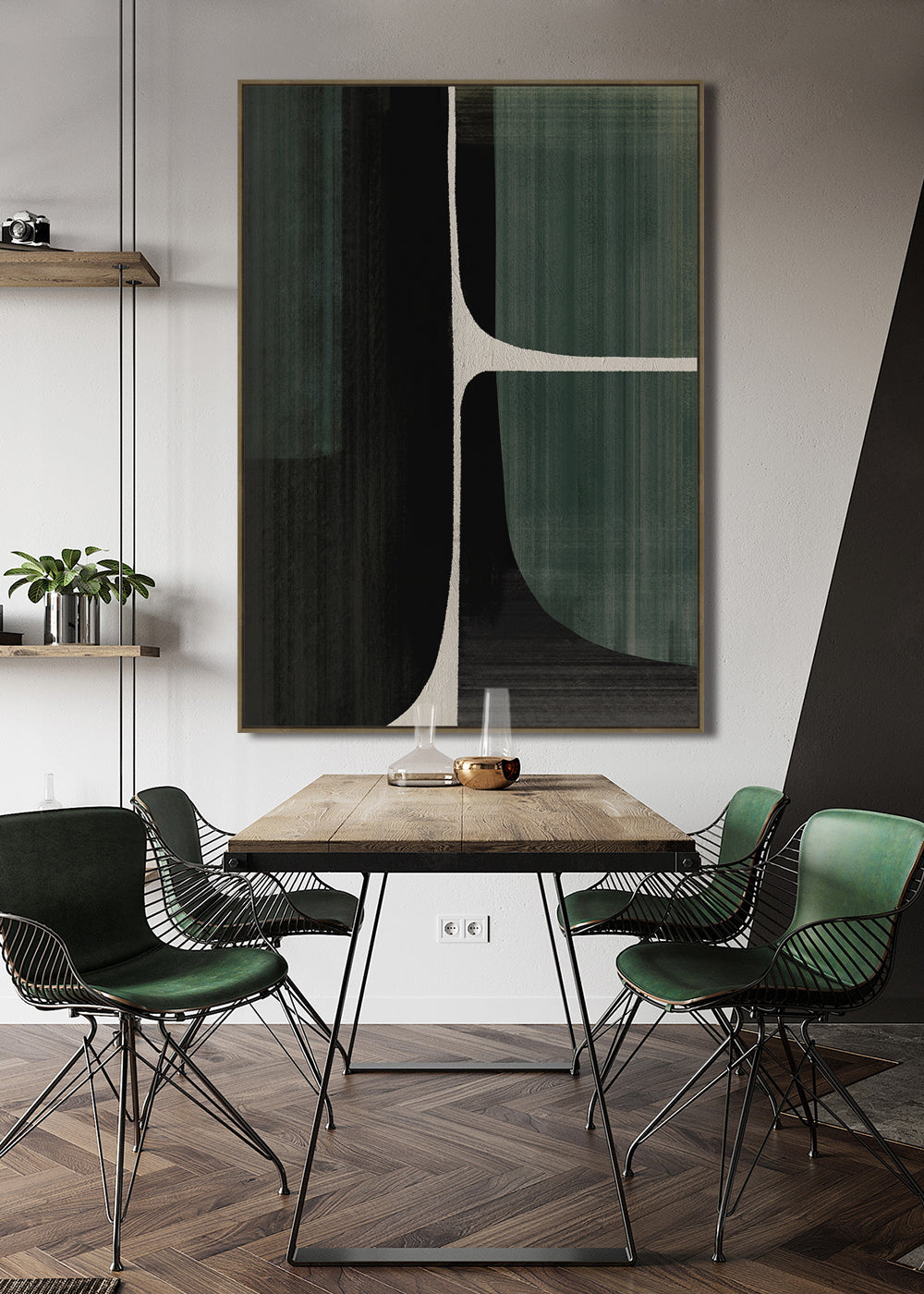 Mid Century Flow, Framed Wall Art for Limited Edition