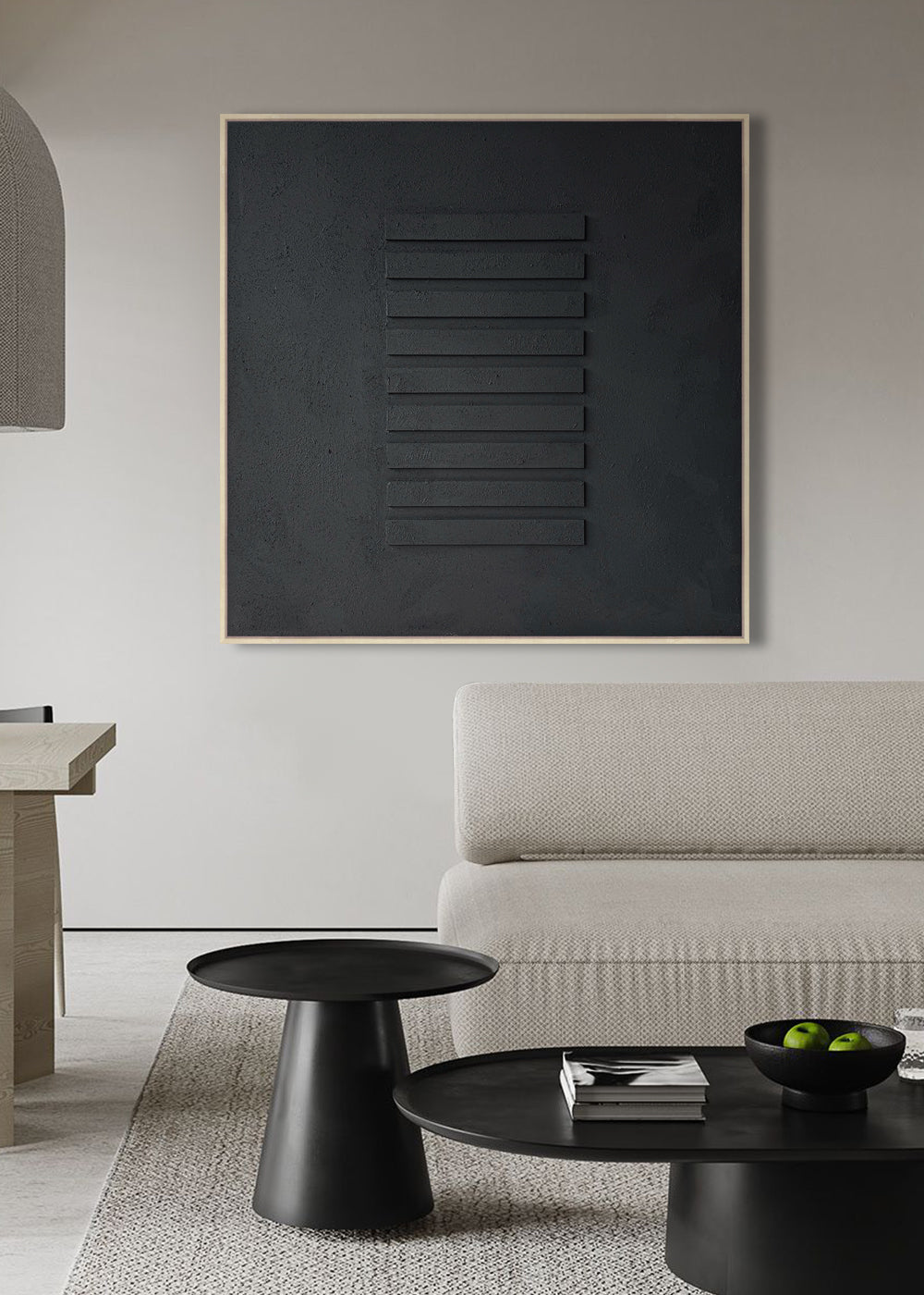 Noir Abstract, Dimensional Wall Art