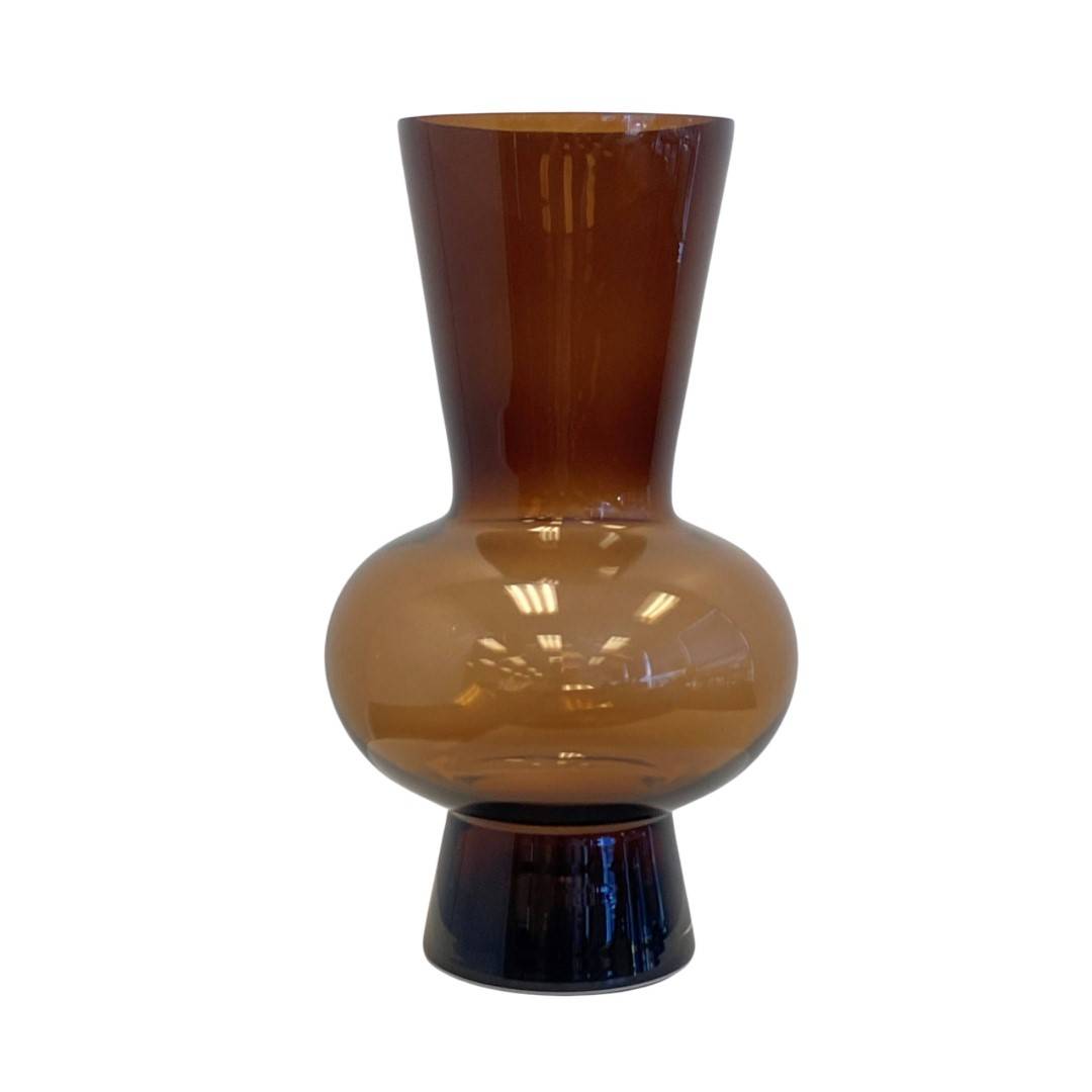 Skylar Glass Vase - Large, Spice 26x45 cm