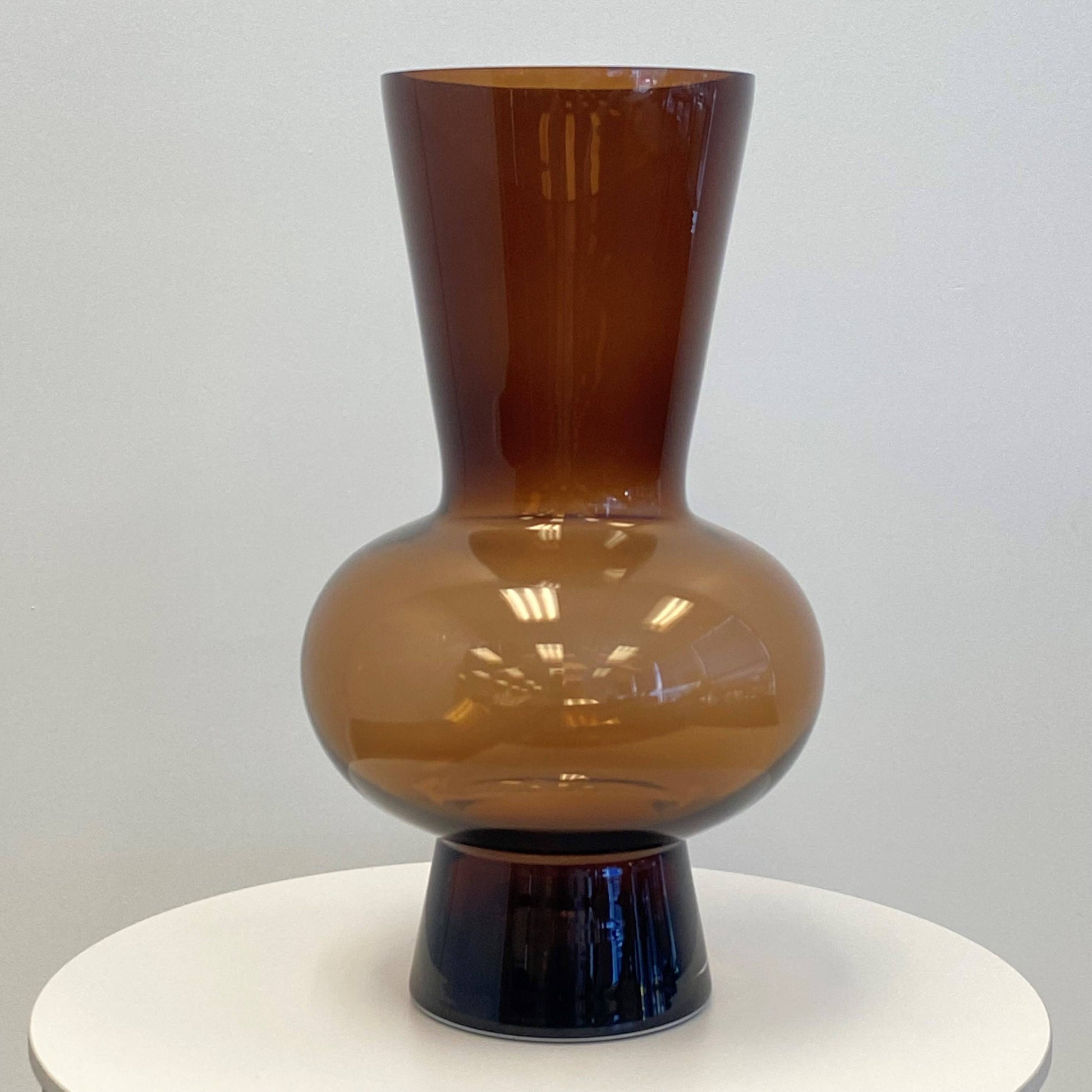 Skylar Glass Vase - Large, Spice 26x45 cm