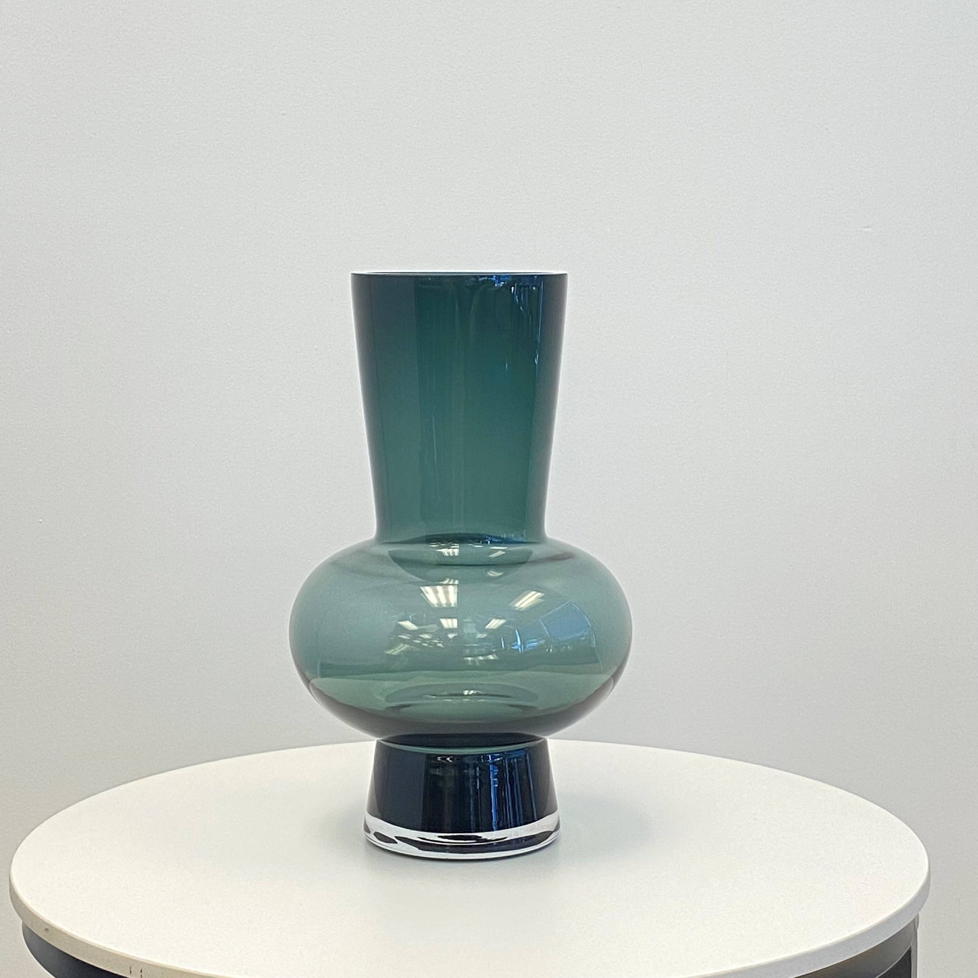 Skylar Glass Vase - Small, Ocean 19x32 cm