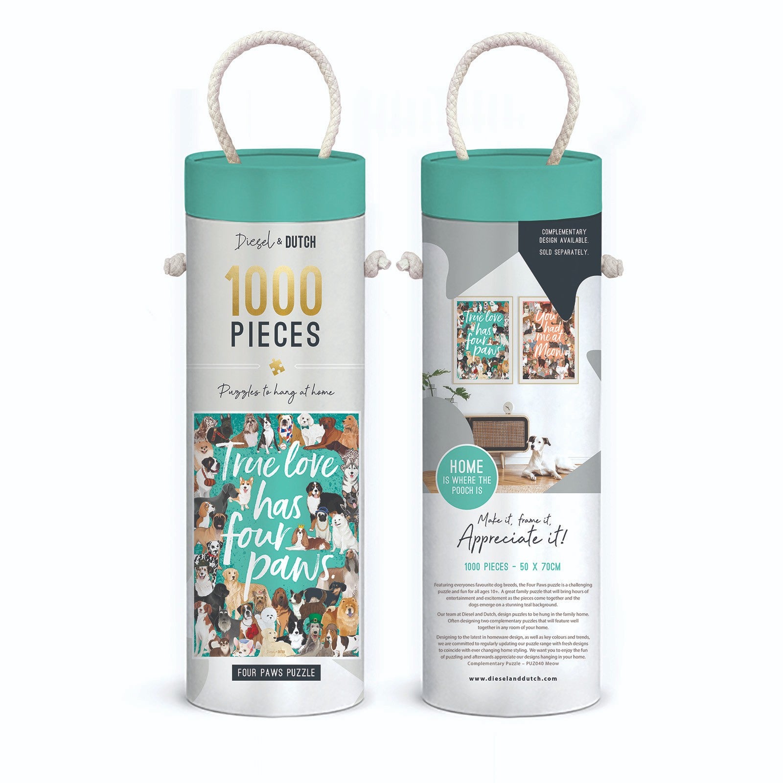 Four Paws 1000pc Wall Puzzle