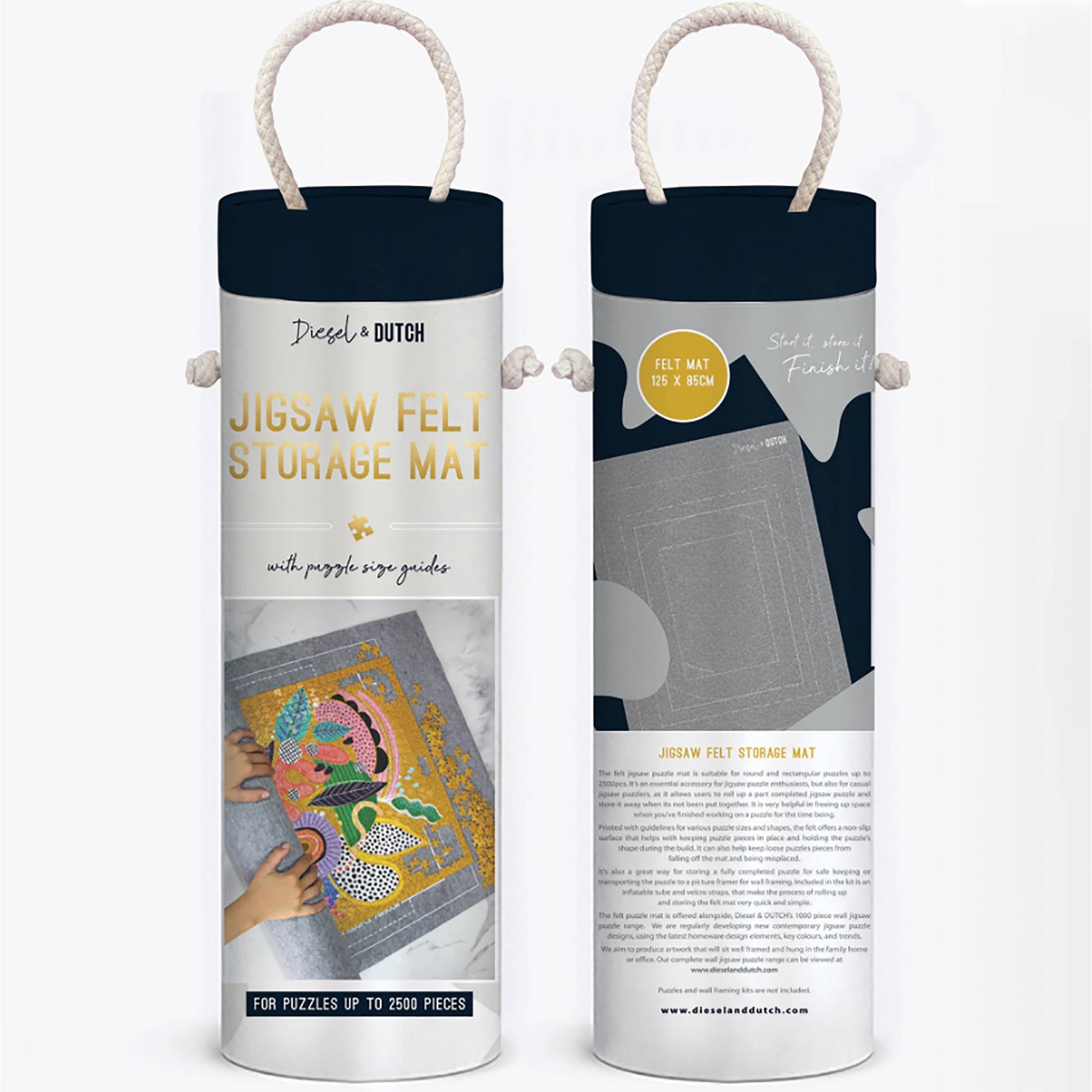 Jigsaw Felt Roll Up Storage Mat