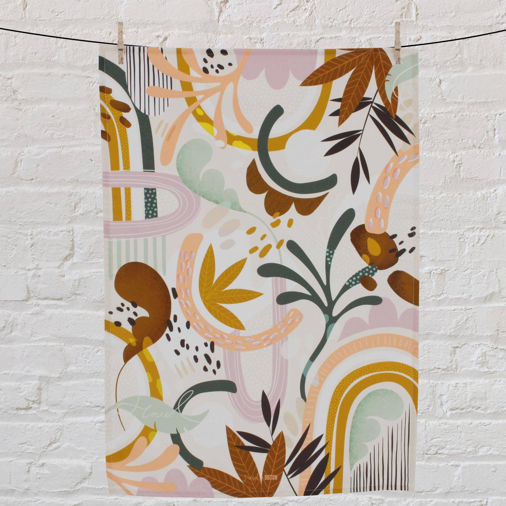 Jungle Jumble Tea Towel
