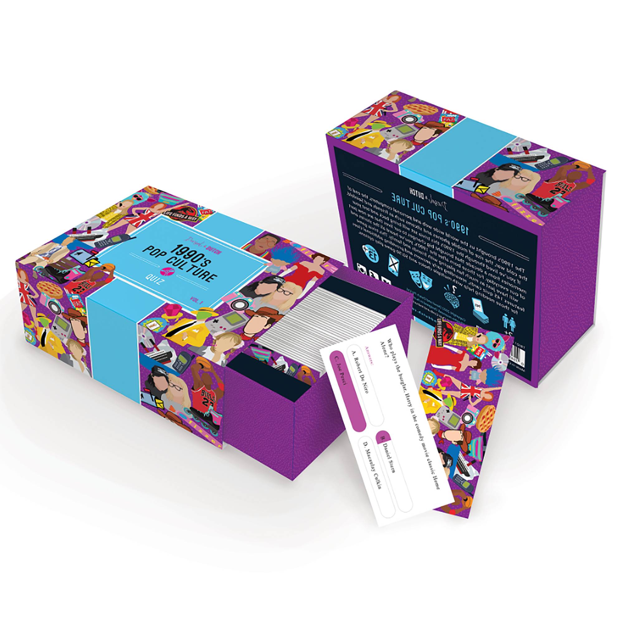 1990's Pop Culture Trivia Box