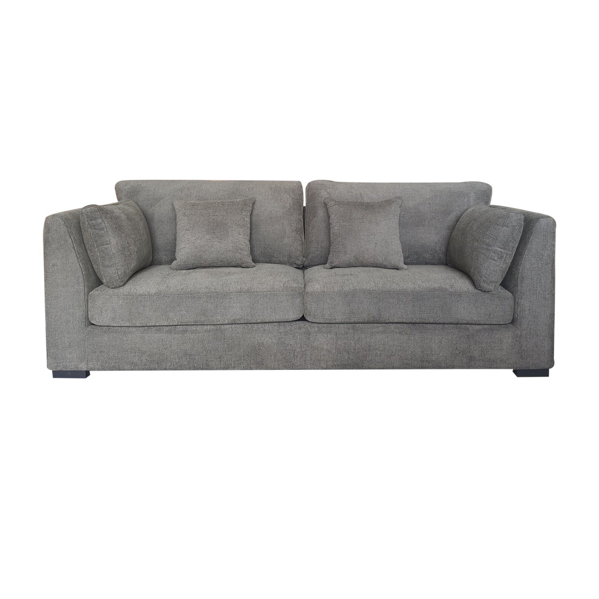 York 2 Seater Upholstered Sofa, Moss 168x93x78 cm