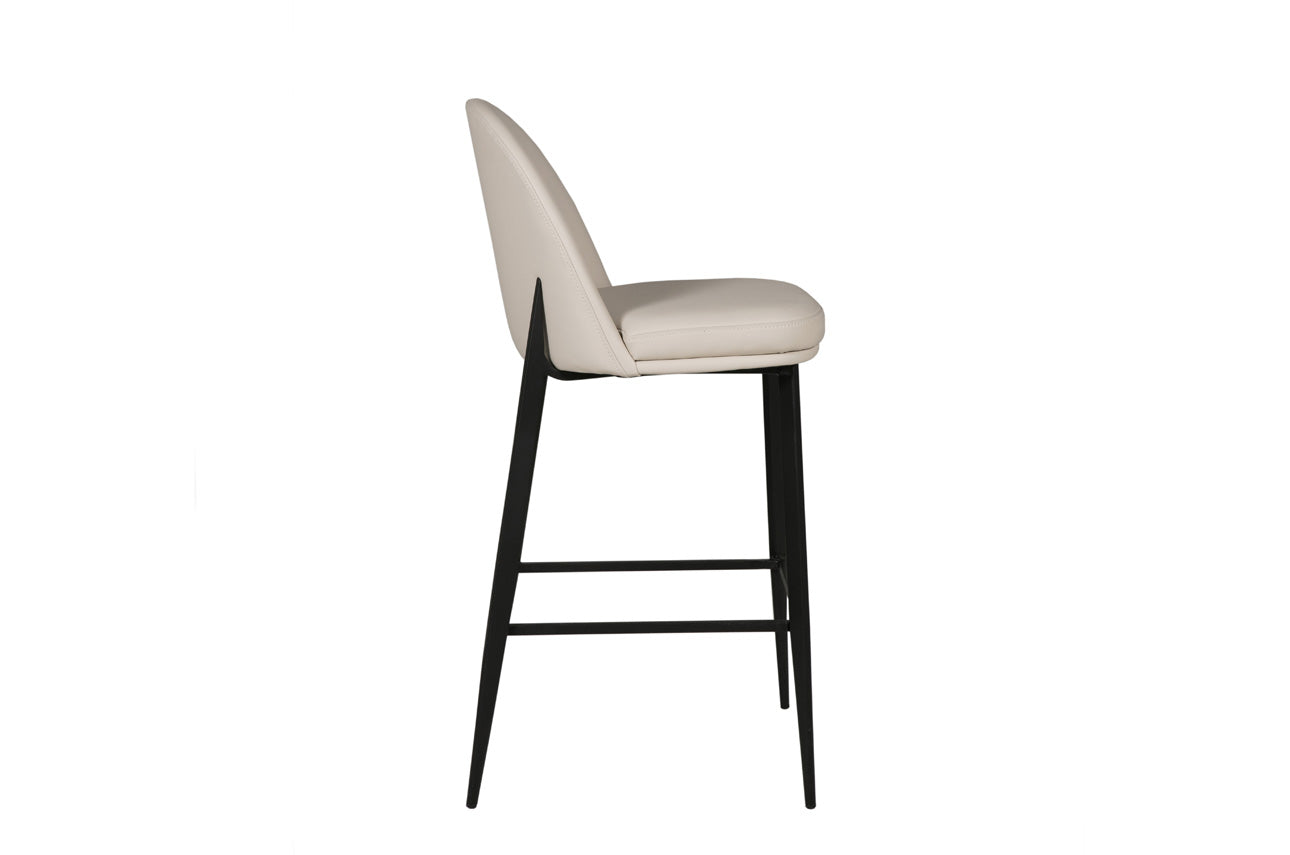Devon Leather Bar Stool 49x55x104 cm
