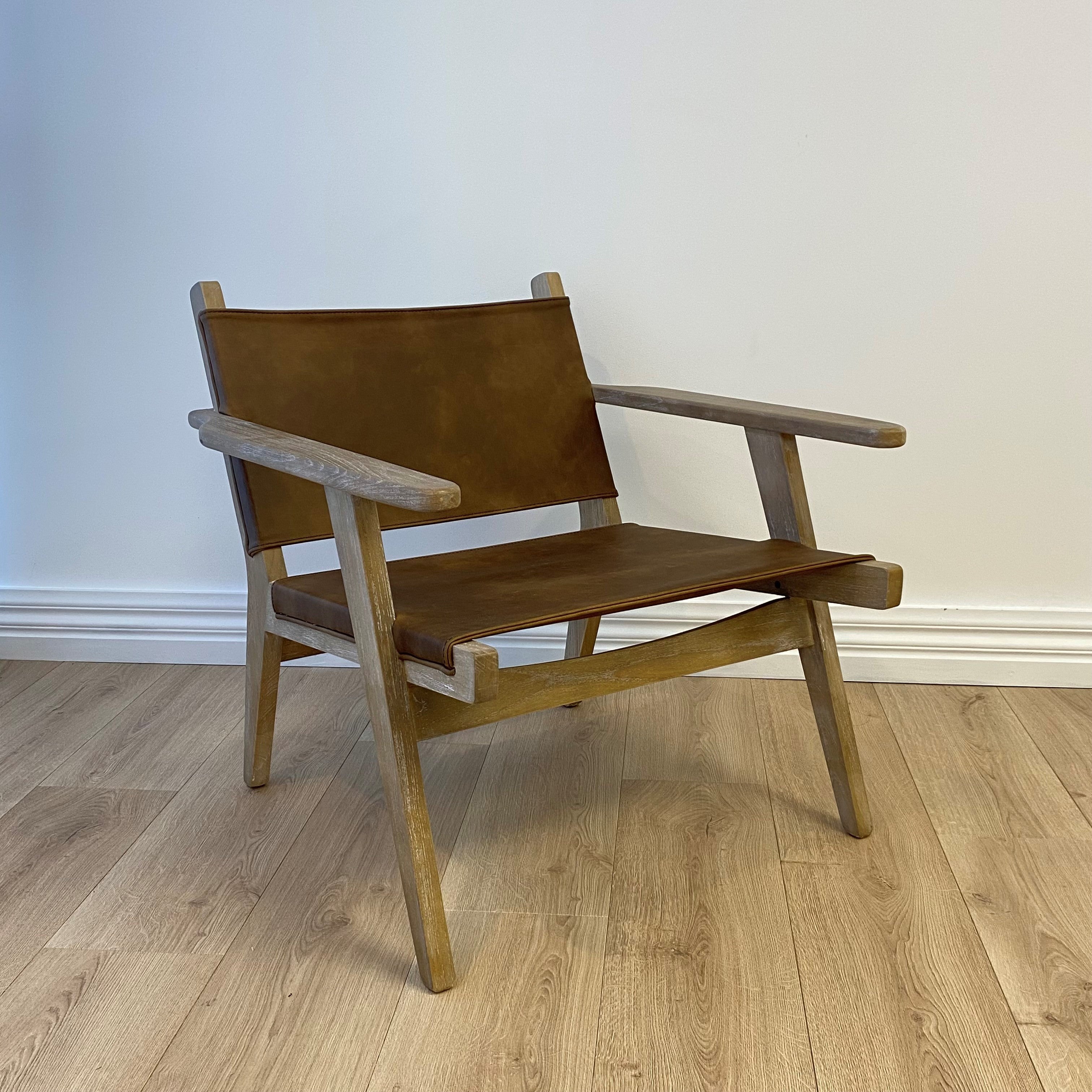 Burton Leather Chair 75x77x72 cm