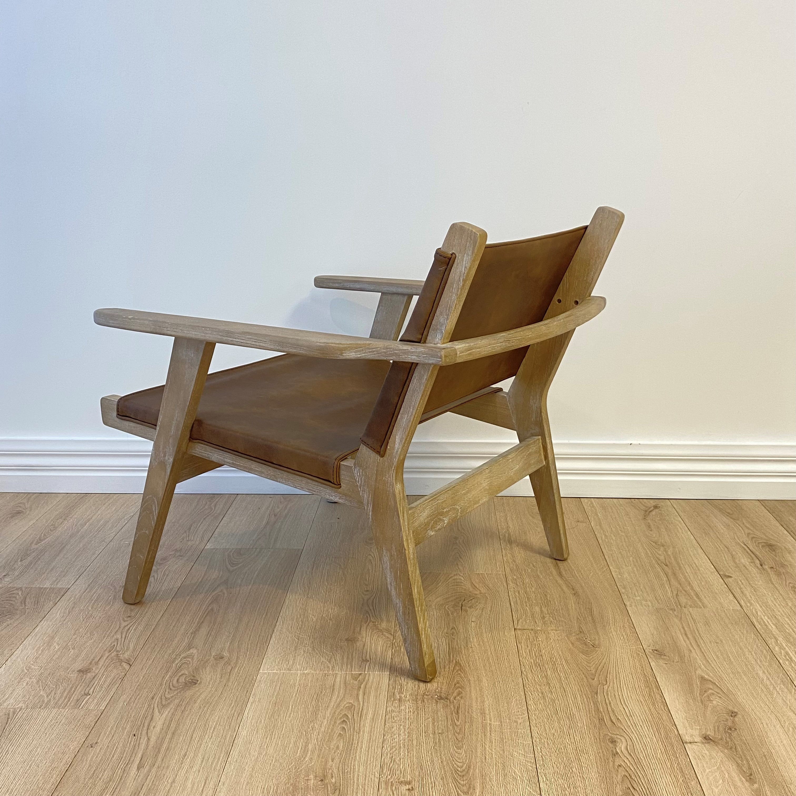 Burton Leather Chair 75x77x72 cm