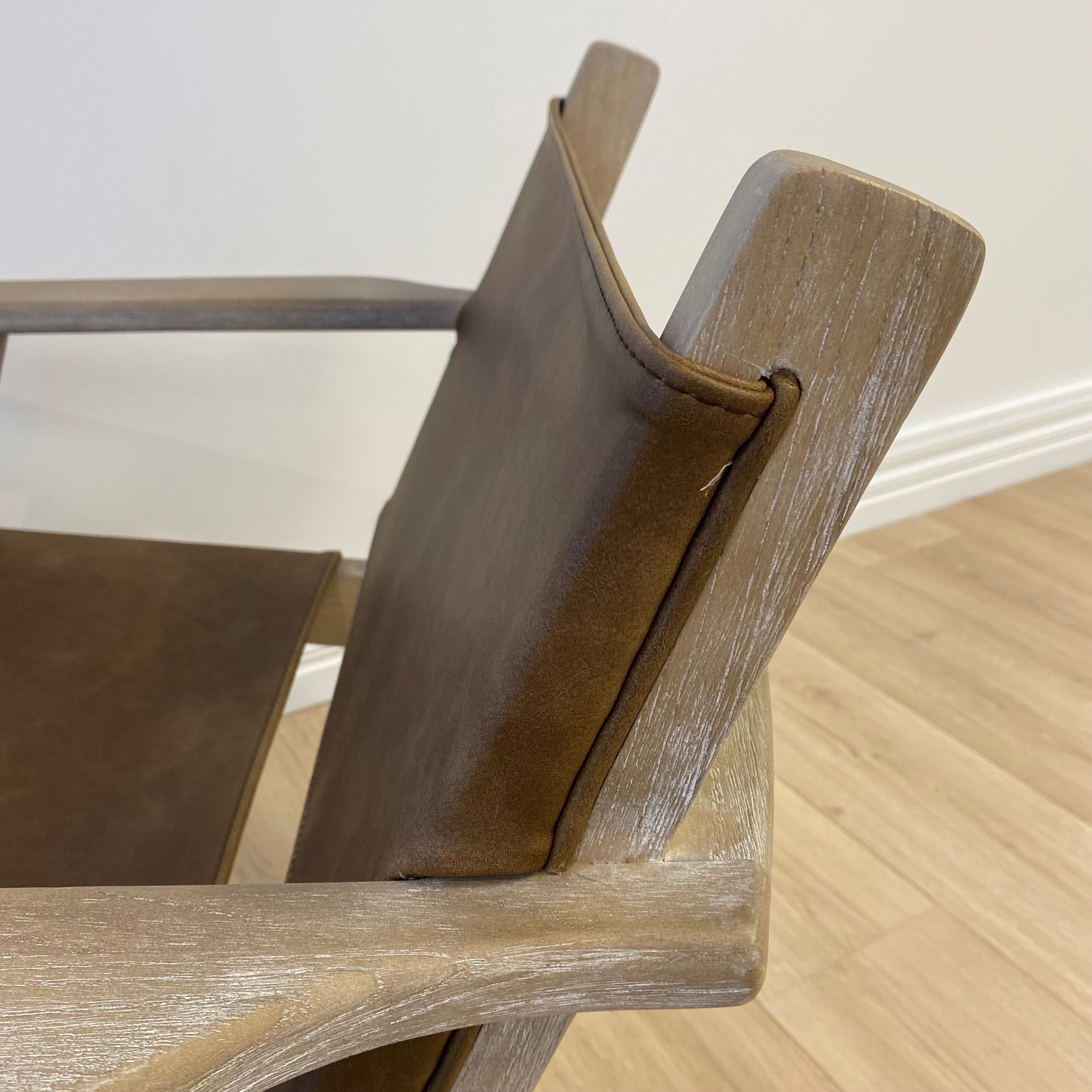 Burton Leather Chair 75x77x72 cm