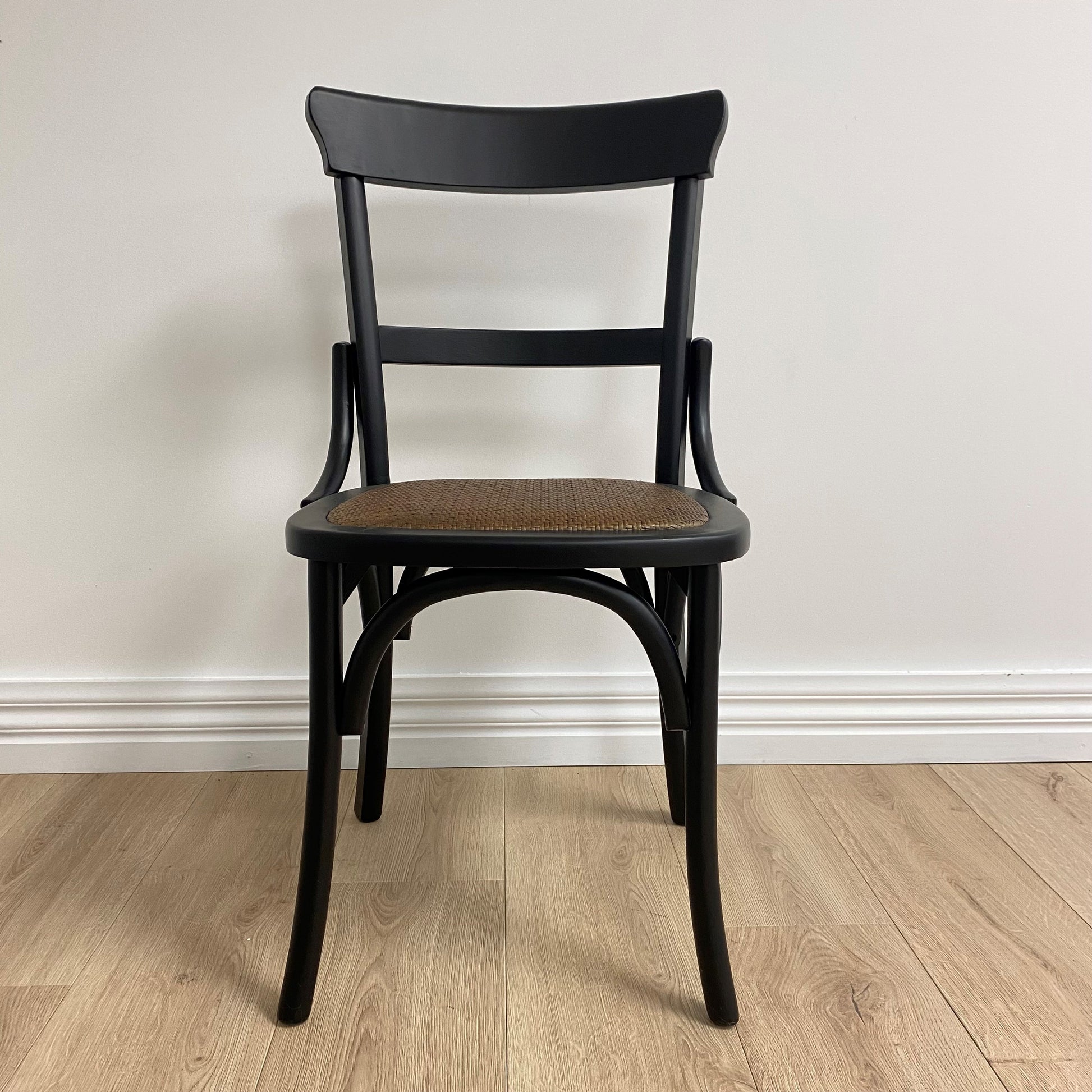 French Cafe Dining Chair, Black 49x52x91 cm