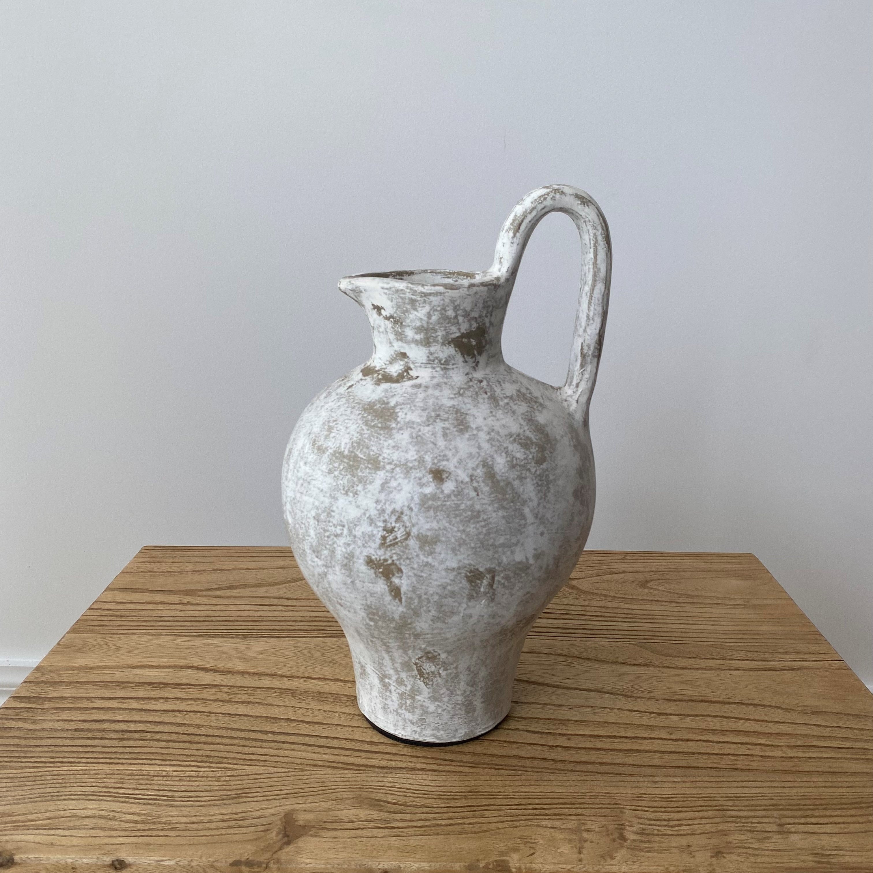 Terracotta Jug - Stone 18x28 cm