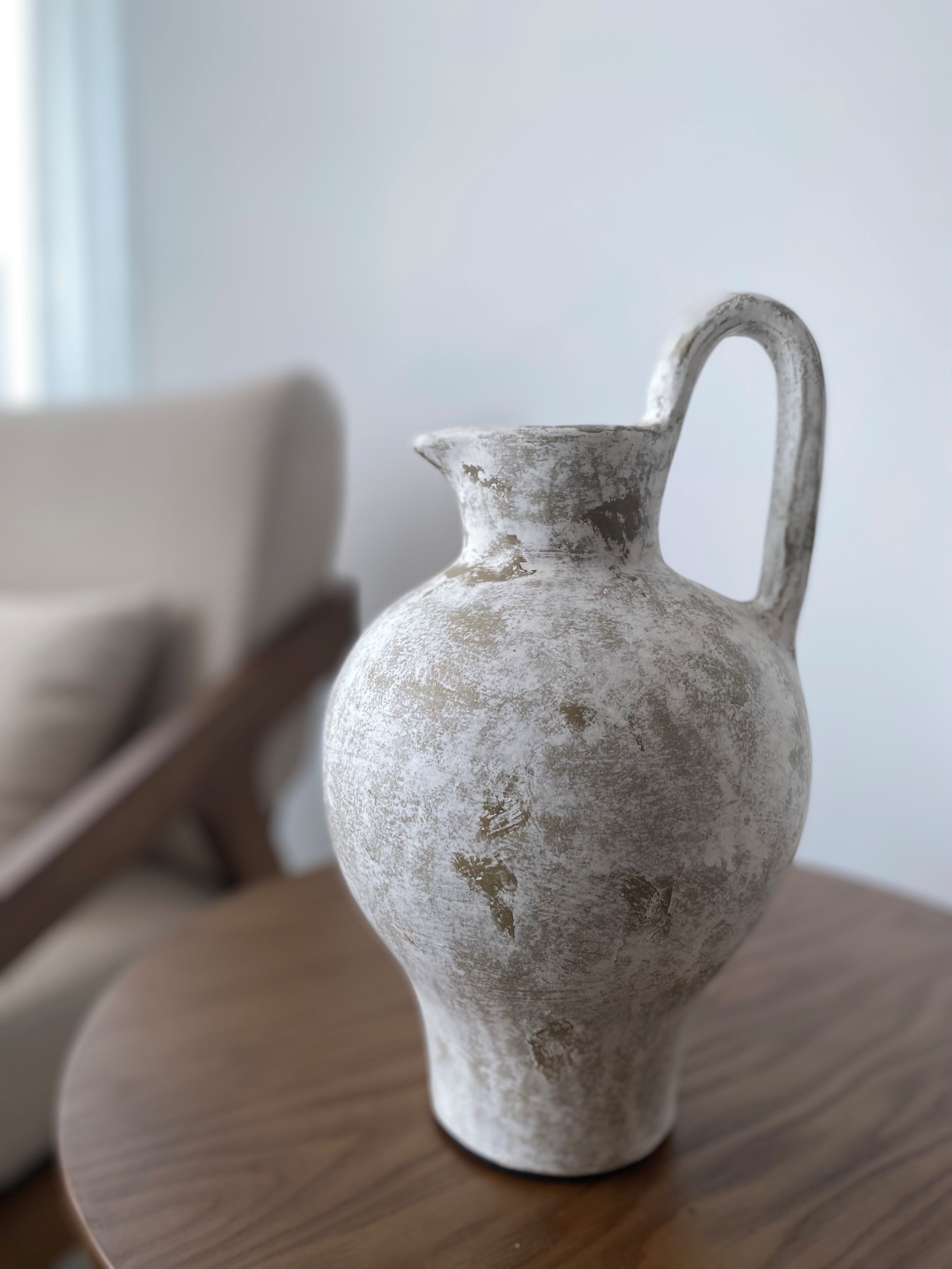 Terracotta Jug - Stone 18x28 cm