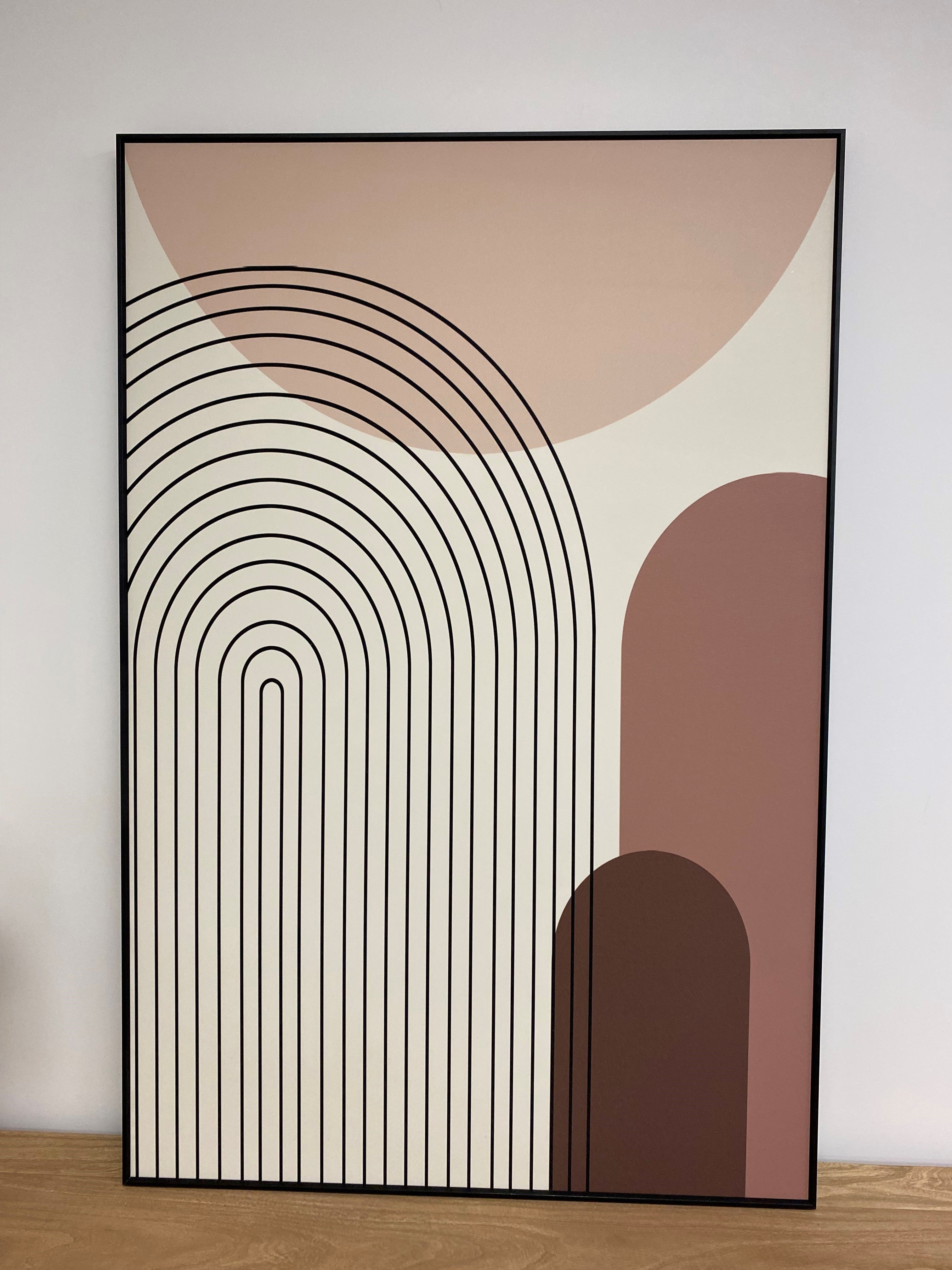 Mocha Mousse Wall Art 80x120 cm