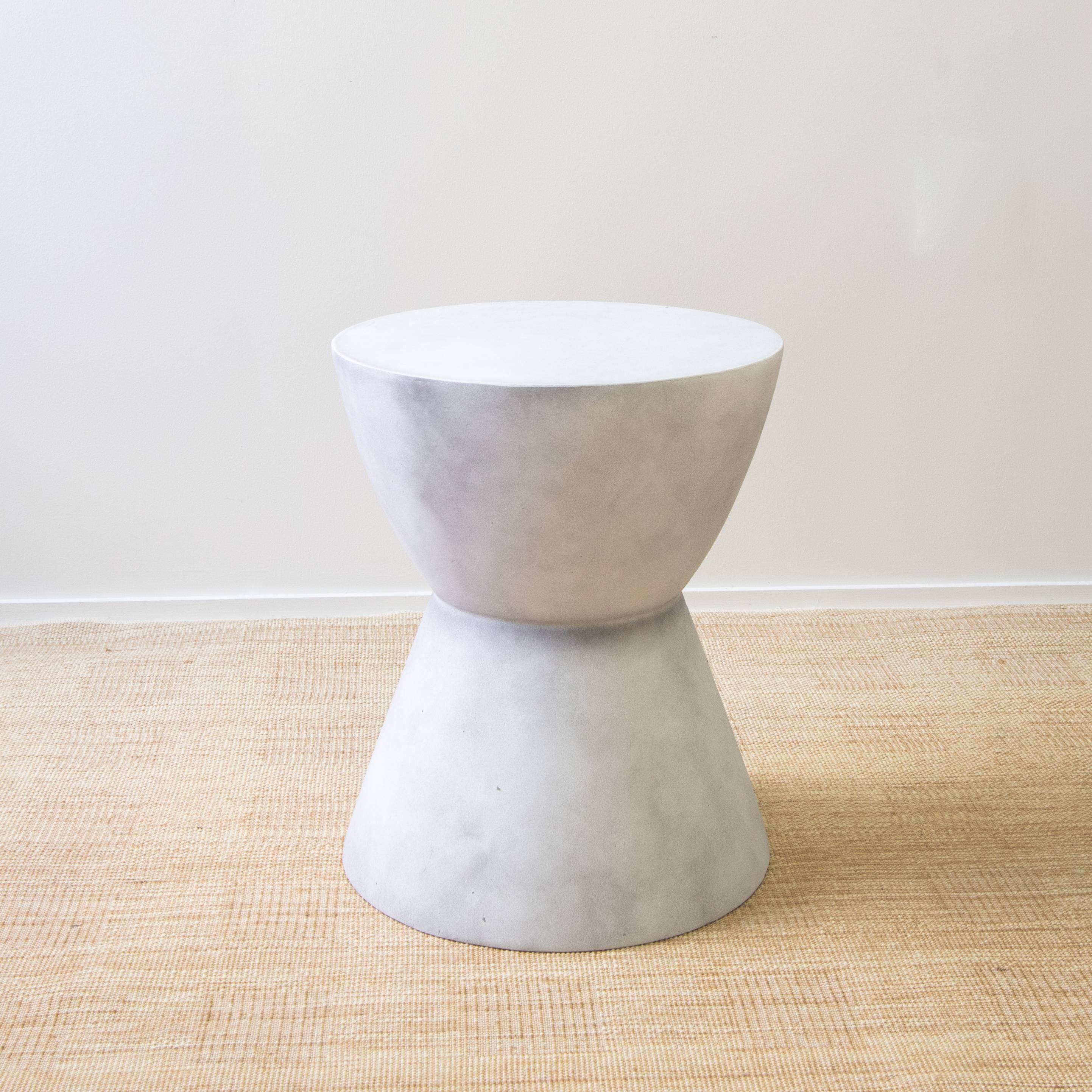 Westside Round Accent Table - Stone 38x47 cm
