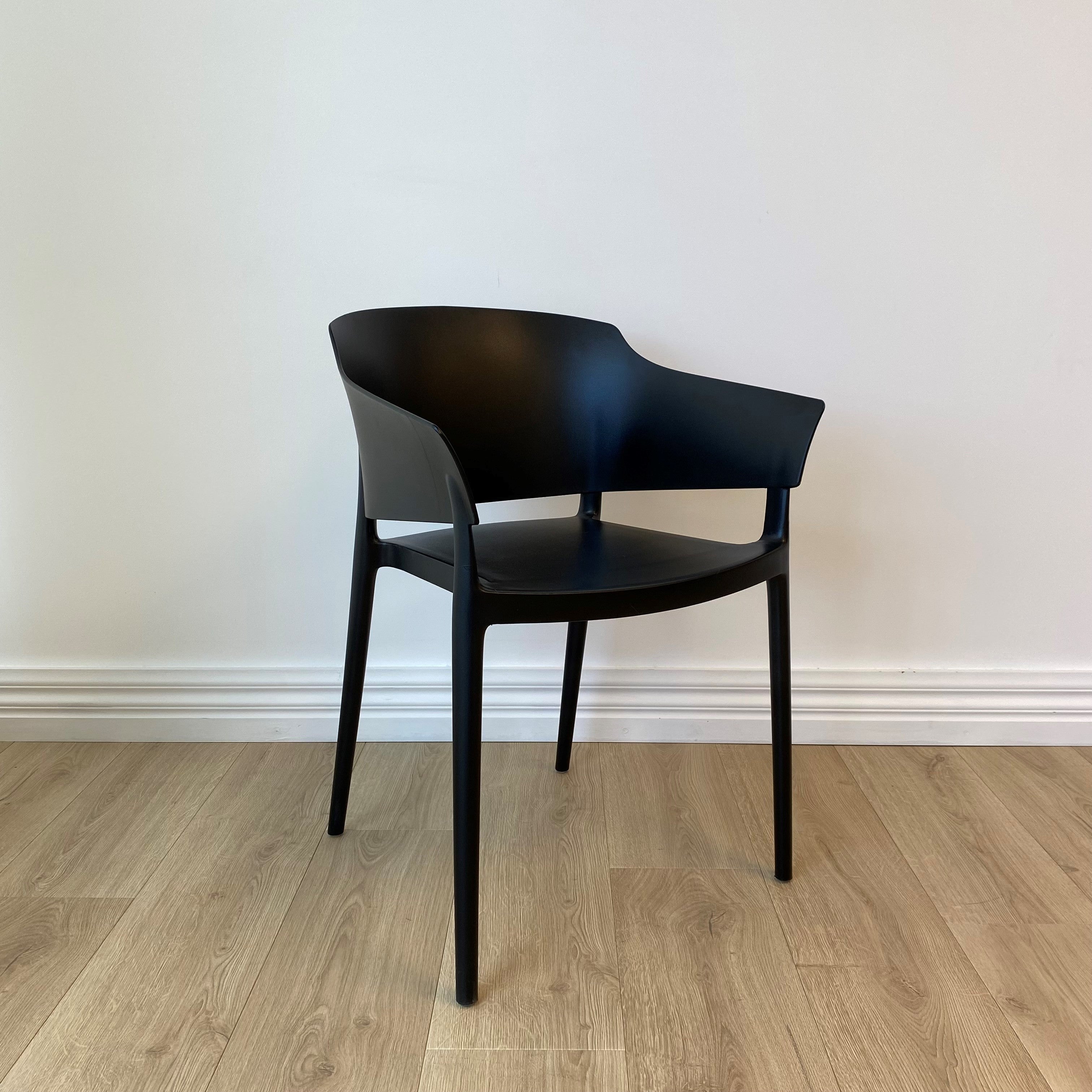 Zoe Indoor / Outdoor Chair, Black 53x56.5x78 cm
