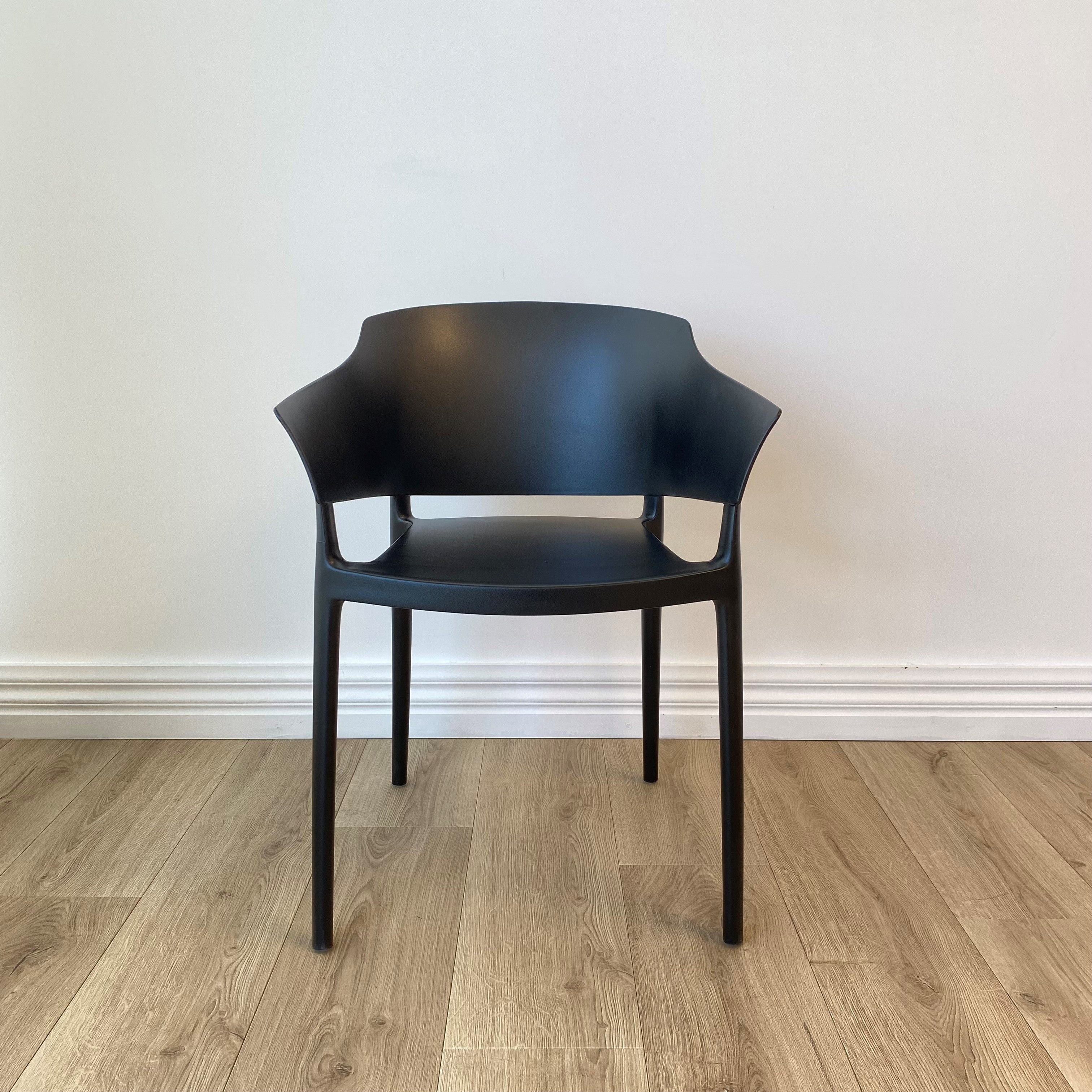 Zoe Indoor / Outdoor Chair, Black 53x56.5x78 cm