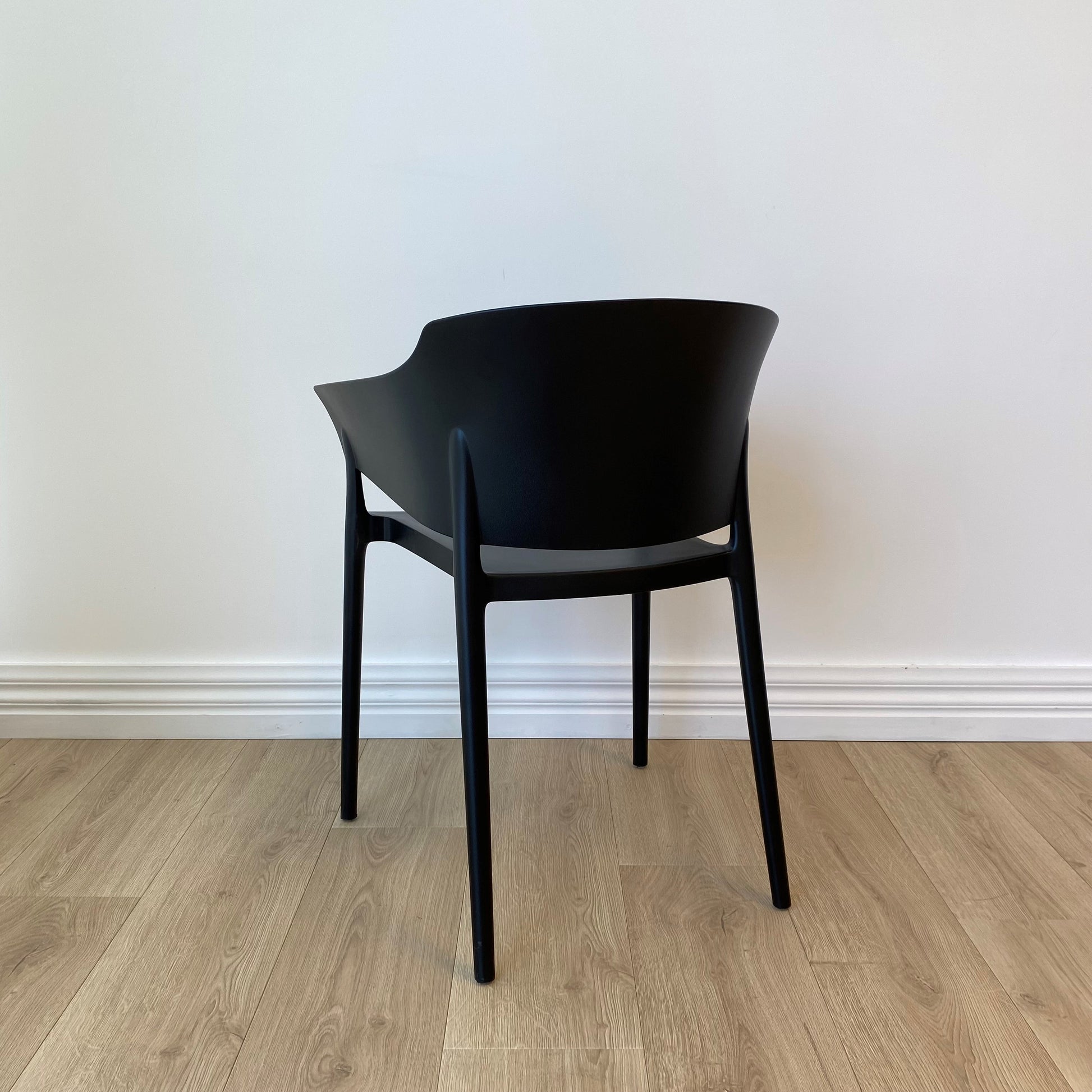 Zoe Indoor / Outdoor Chair, Black 53x56.5x78 cm