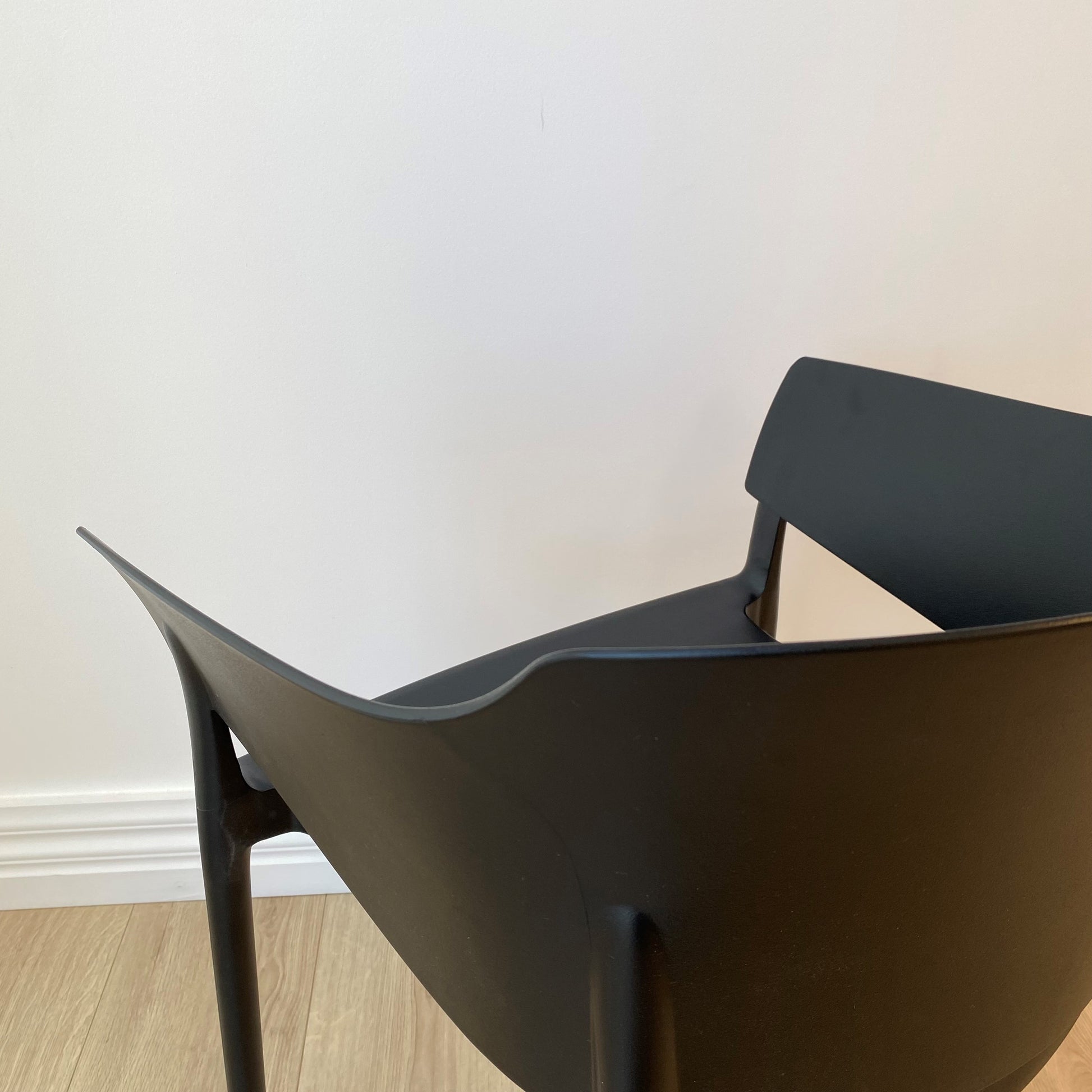 Zoe Indoor / Outdoor Chair, Black 53x56.5x78 cm