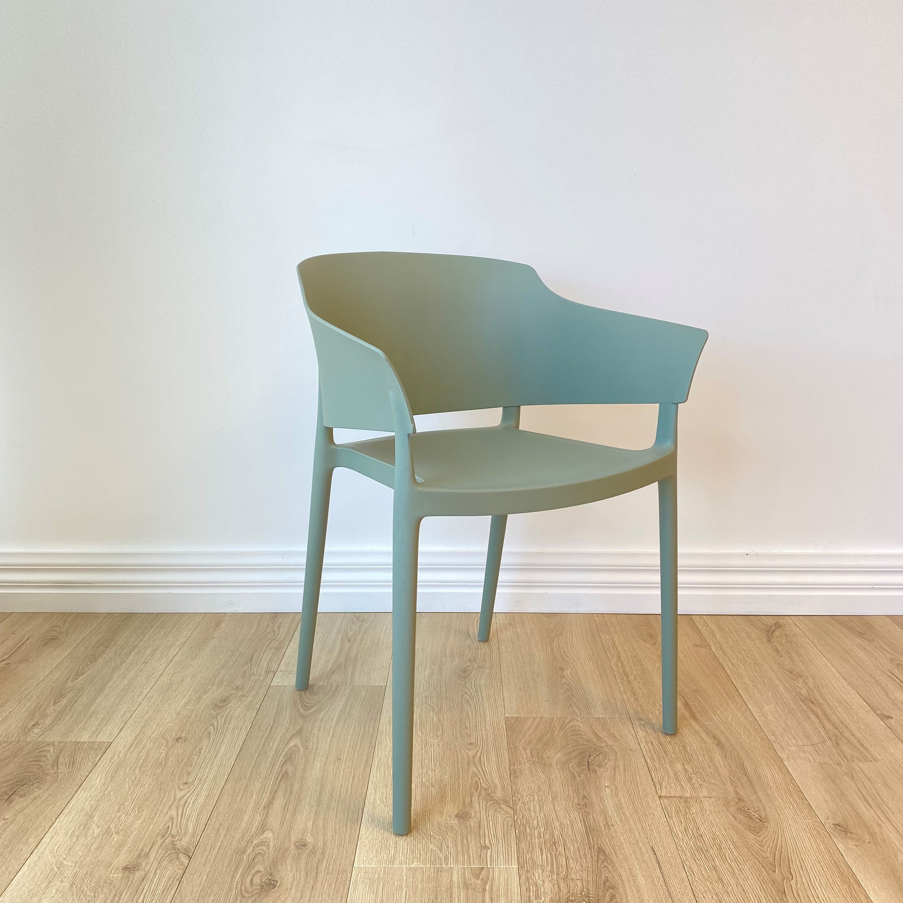 Zoe Indoor / Outdoor Chair, Moss Grey 53x56.5x78 cm