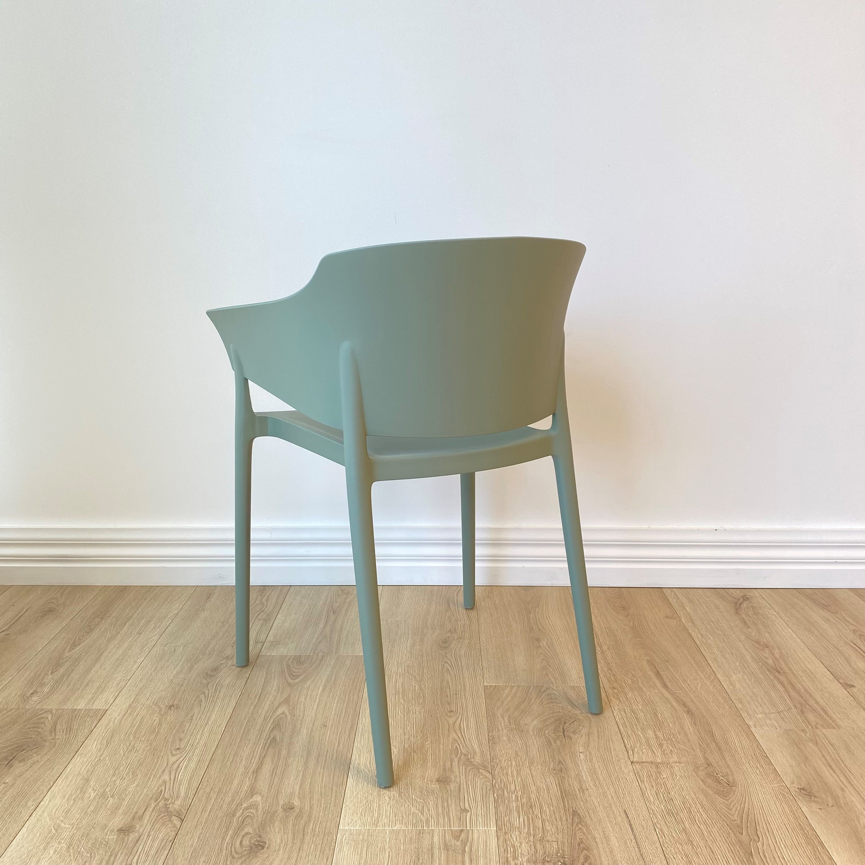 Zoe Indoor / Outdoor Chair, Moss Grey 53x56.5x78 cm