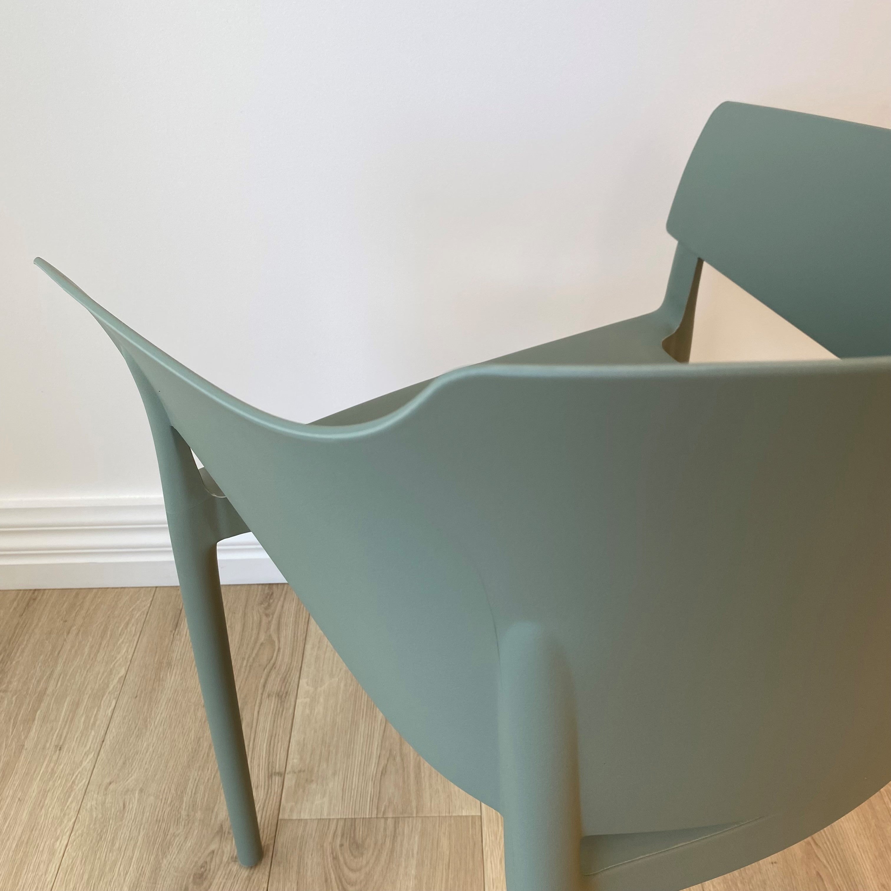 Zoe Indoor / Outdoor Chair, Moss Grey 53x56.5x78 cm