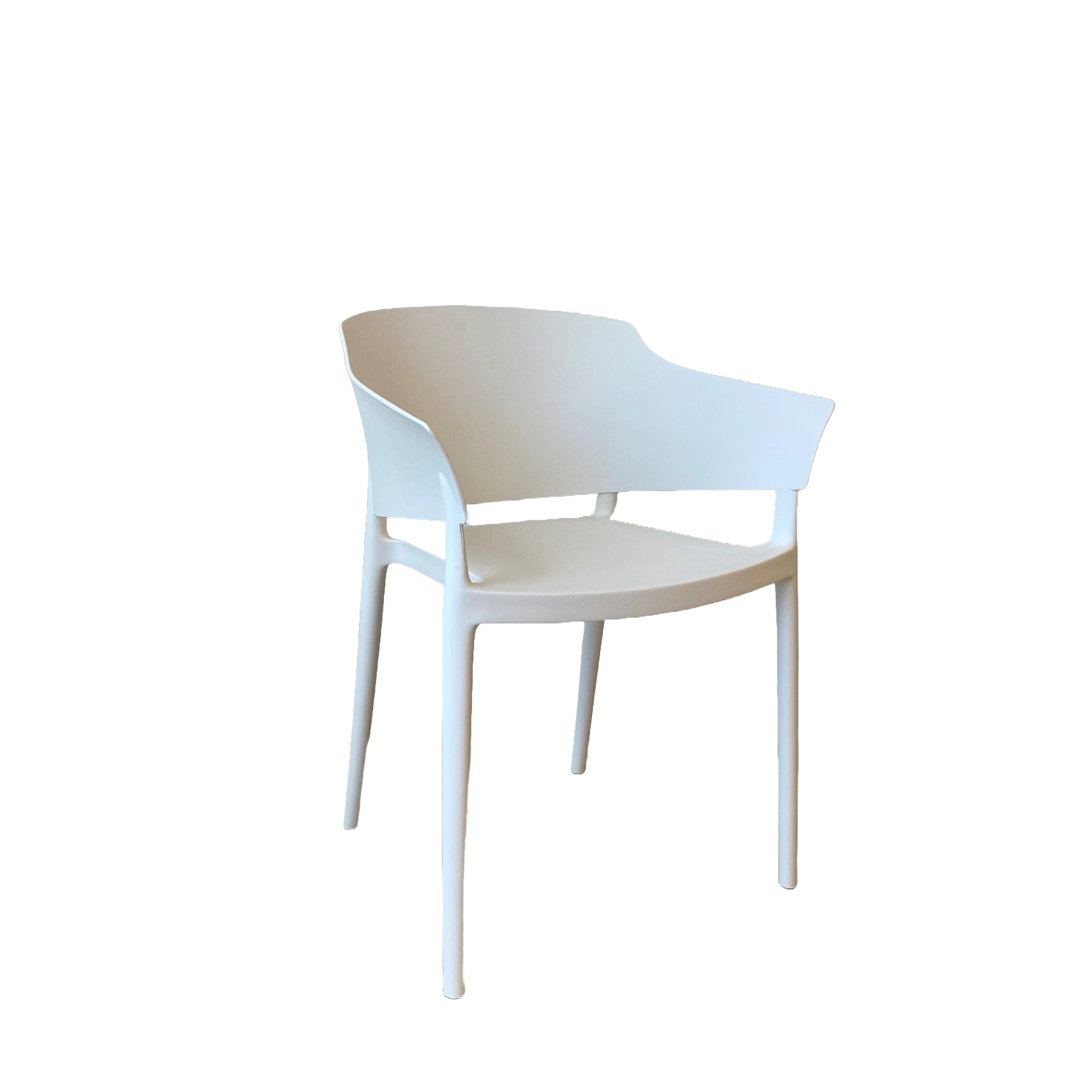 Zoe Indoor / Outdoor Chair, White 53x56.5x78 cm