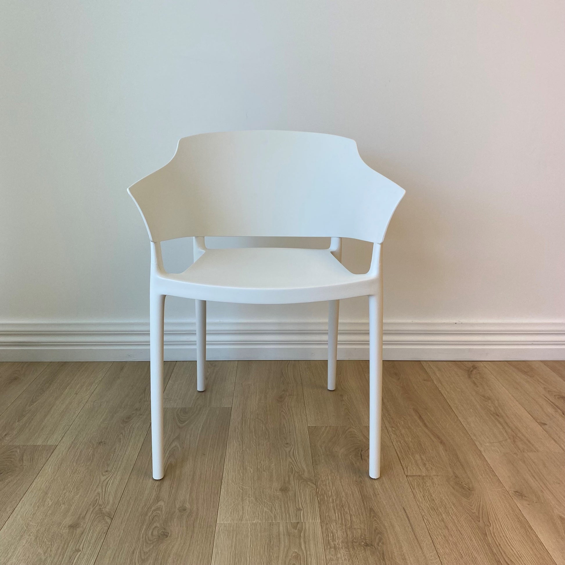 Zoe Indoor / Outdoor Chair, White 53x56.5x78 cm