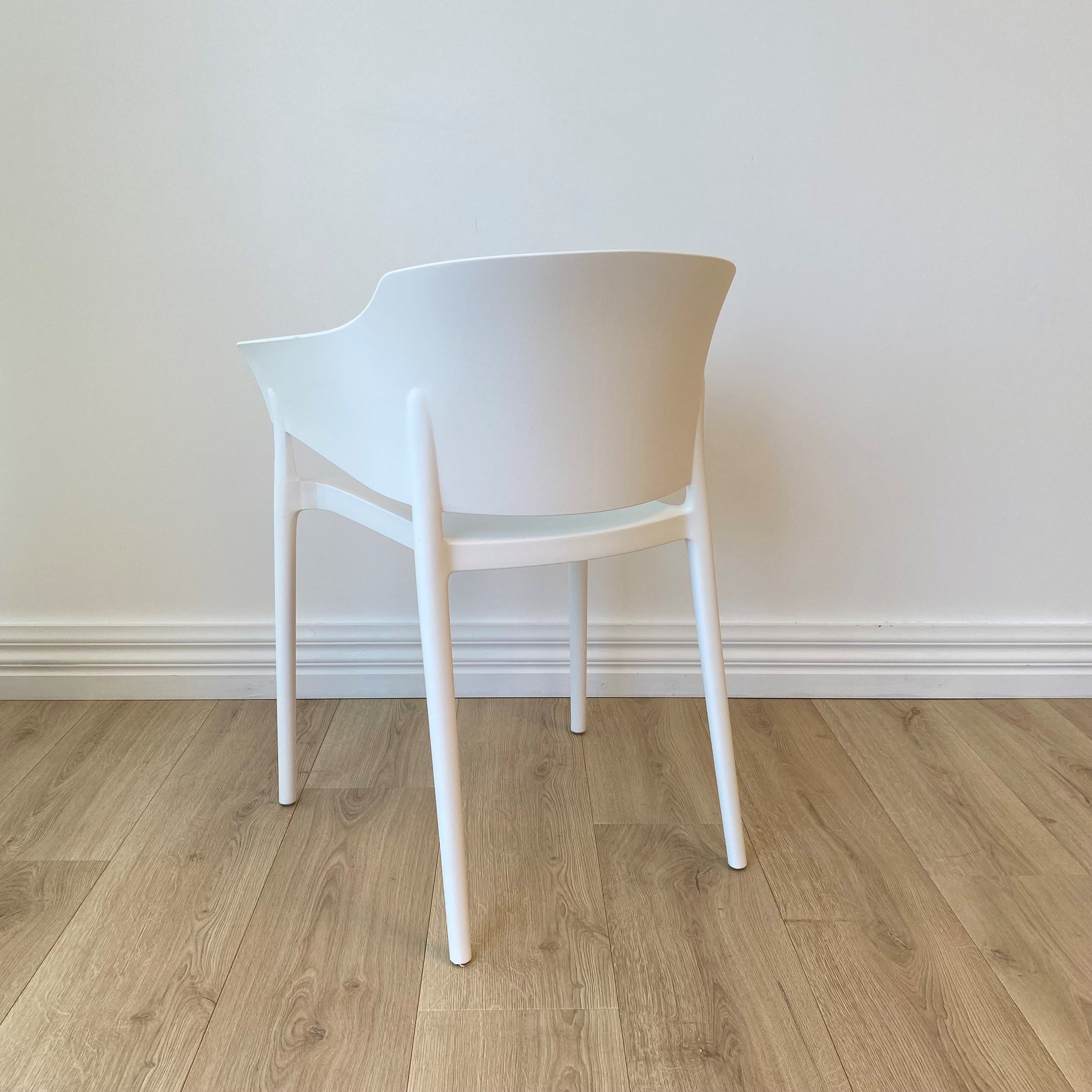 Zoe Indoor / Outdoor Chair, White 53x56.5x78 cm