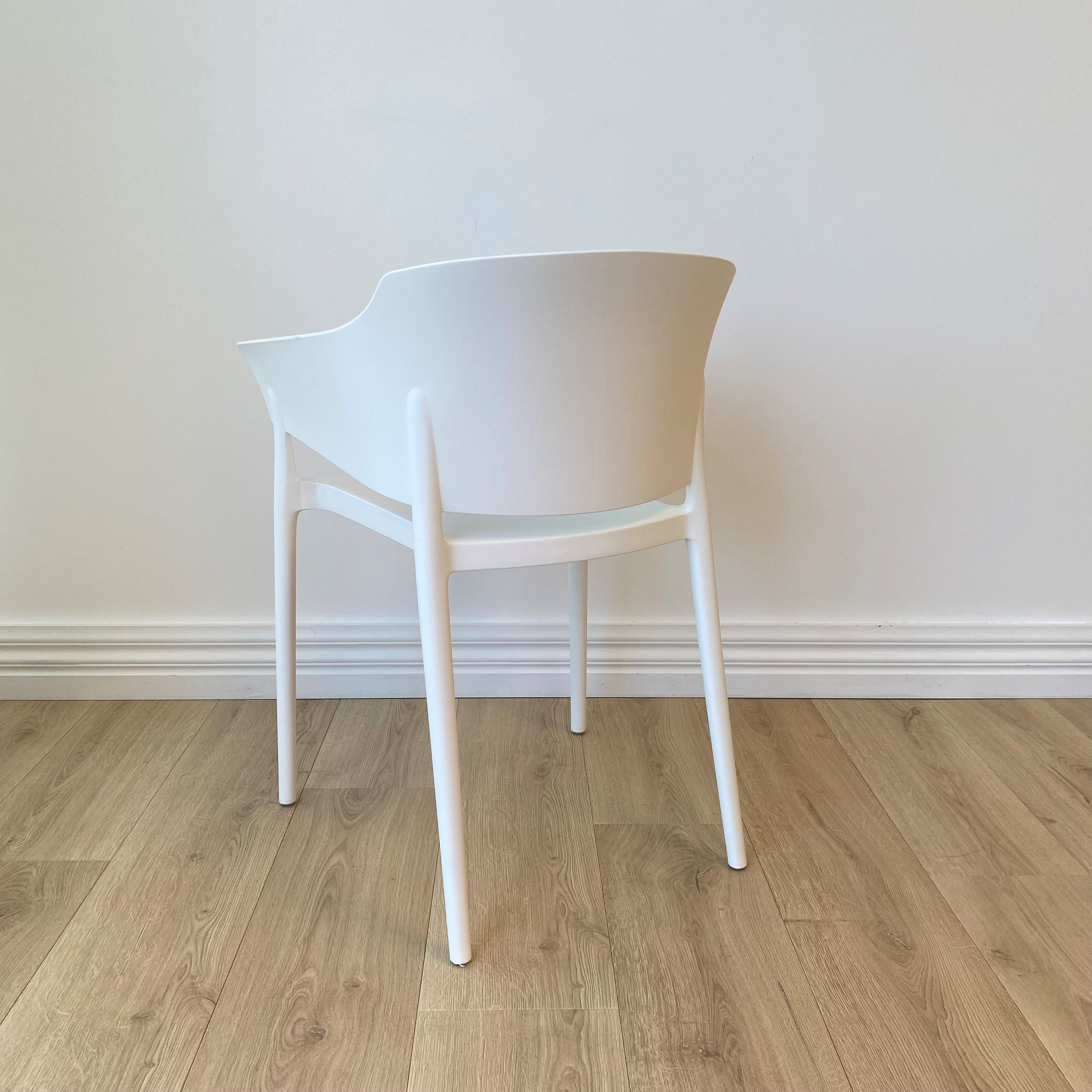 Zoe Indoor / Outdoor Chair, White 53x56.5x78 cm