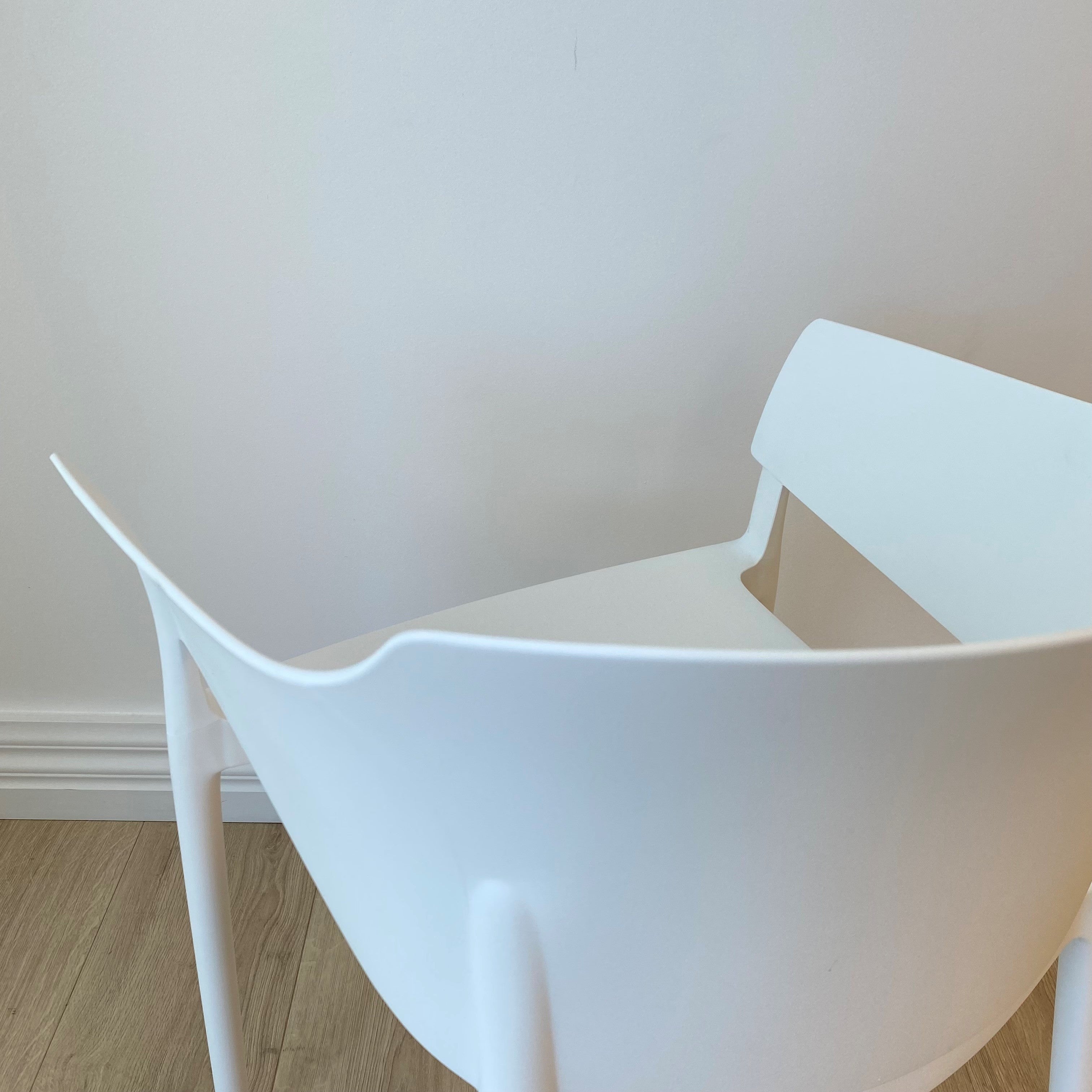 Zoe Indoor / Outdoor Chair, White 53x56.5x78 cm