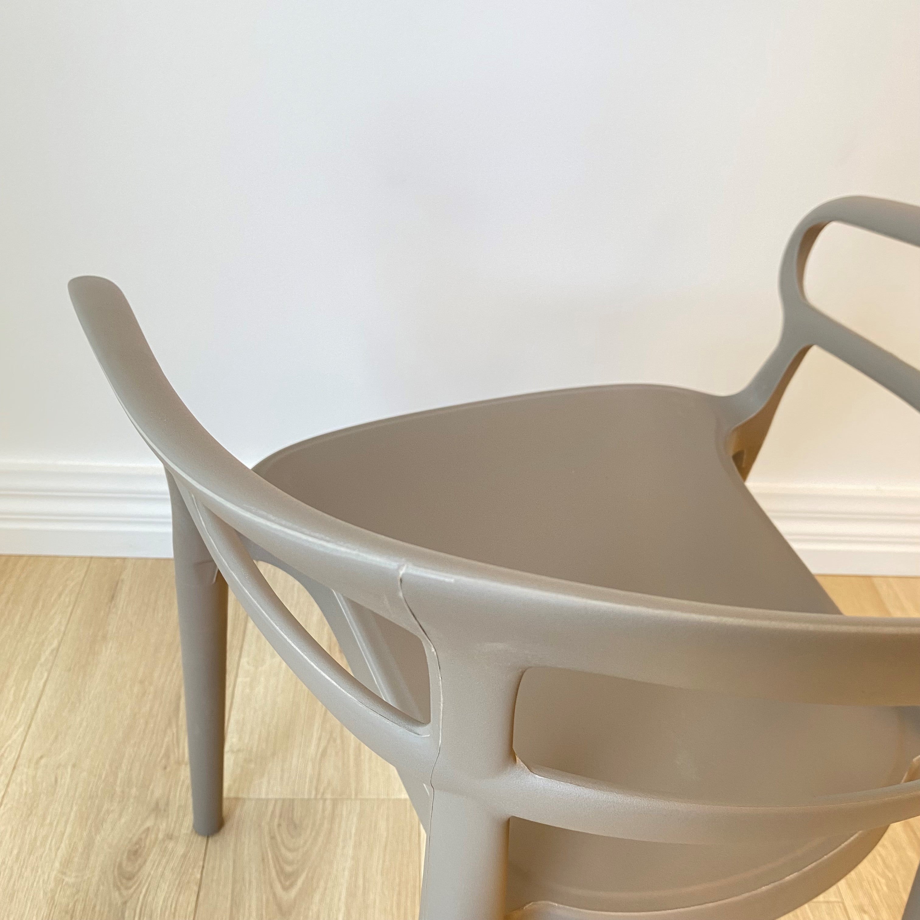 Tilly Indoor / Outdoor Chair, Mid Grey 52.5x56x76 cm