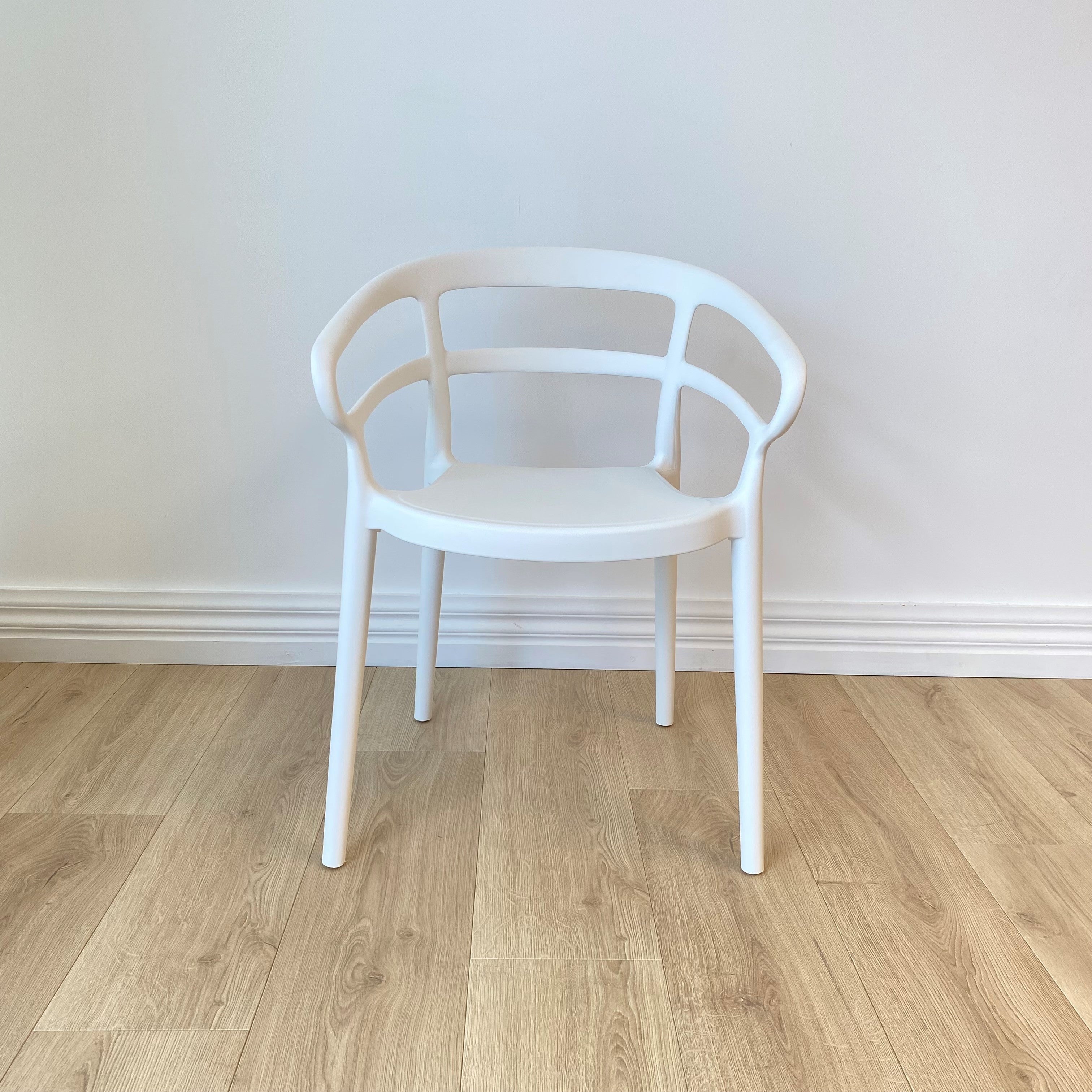 Tilly Indoor / Outdoor Chair, White 52.5x56x76 cm
