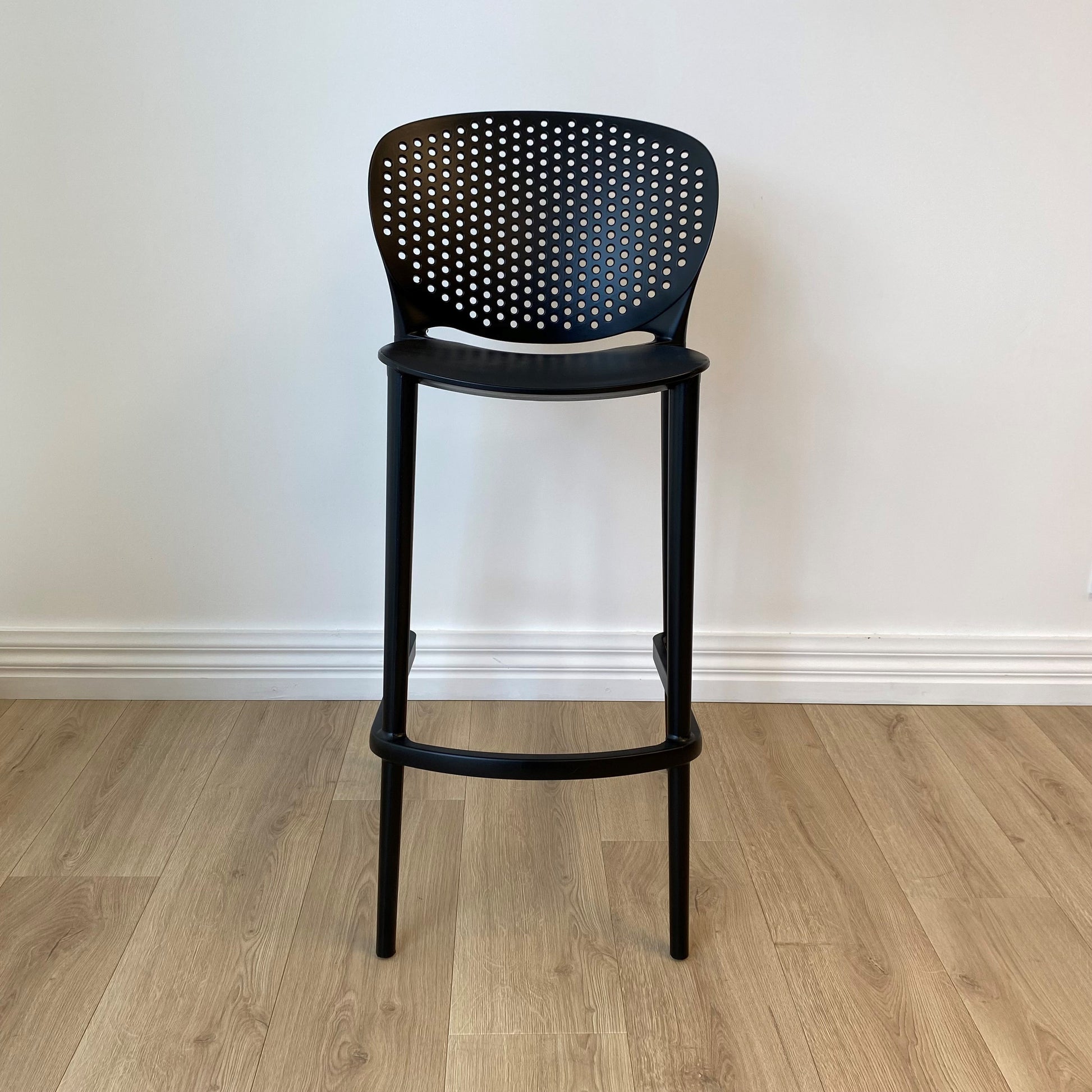 Finn Indoor / Outdoor Bar Stool, Black 53.5x53.5x104.5 cm