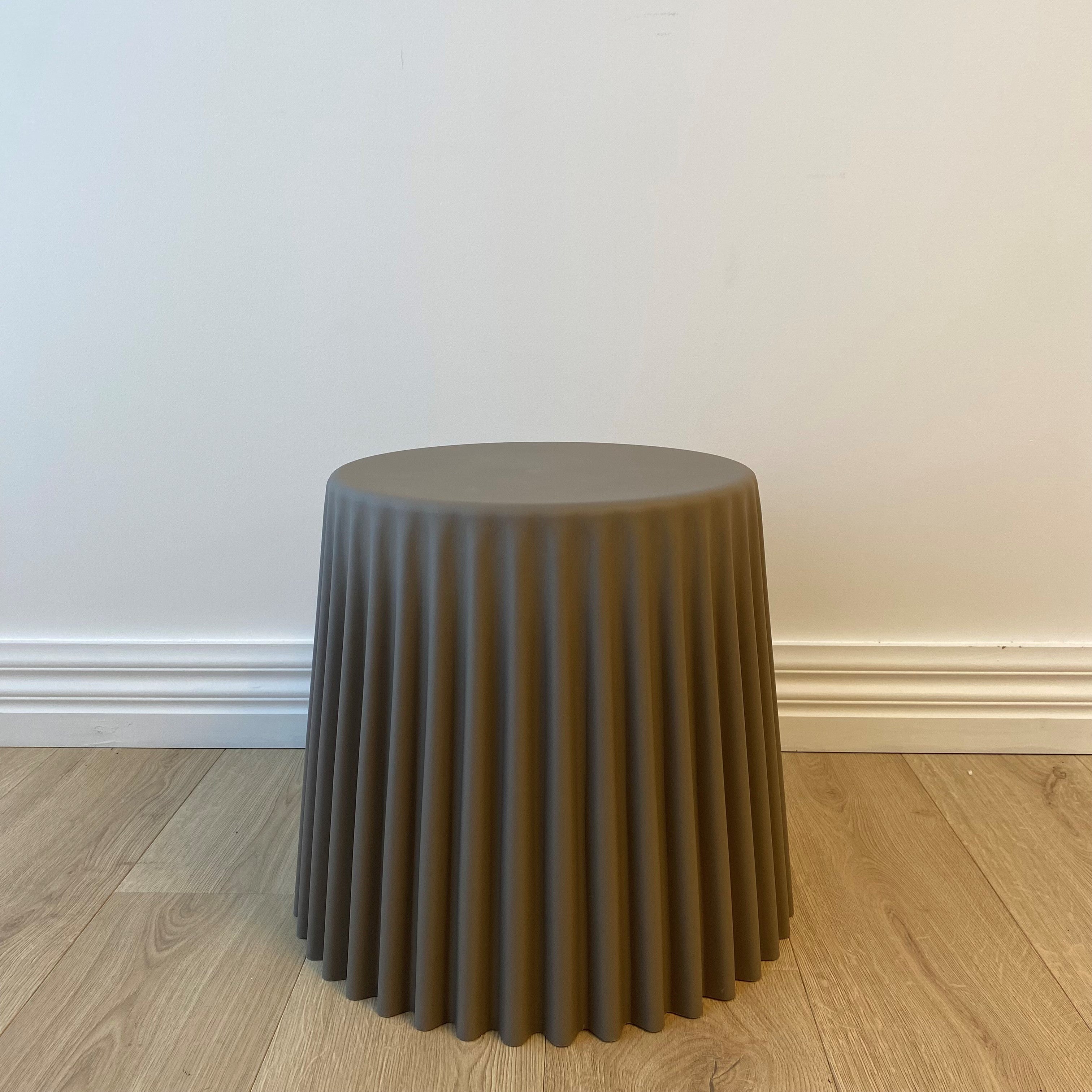 Gus Indoor / Outdoor Stool, Mid Grey 47x40.5 cm
