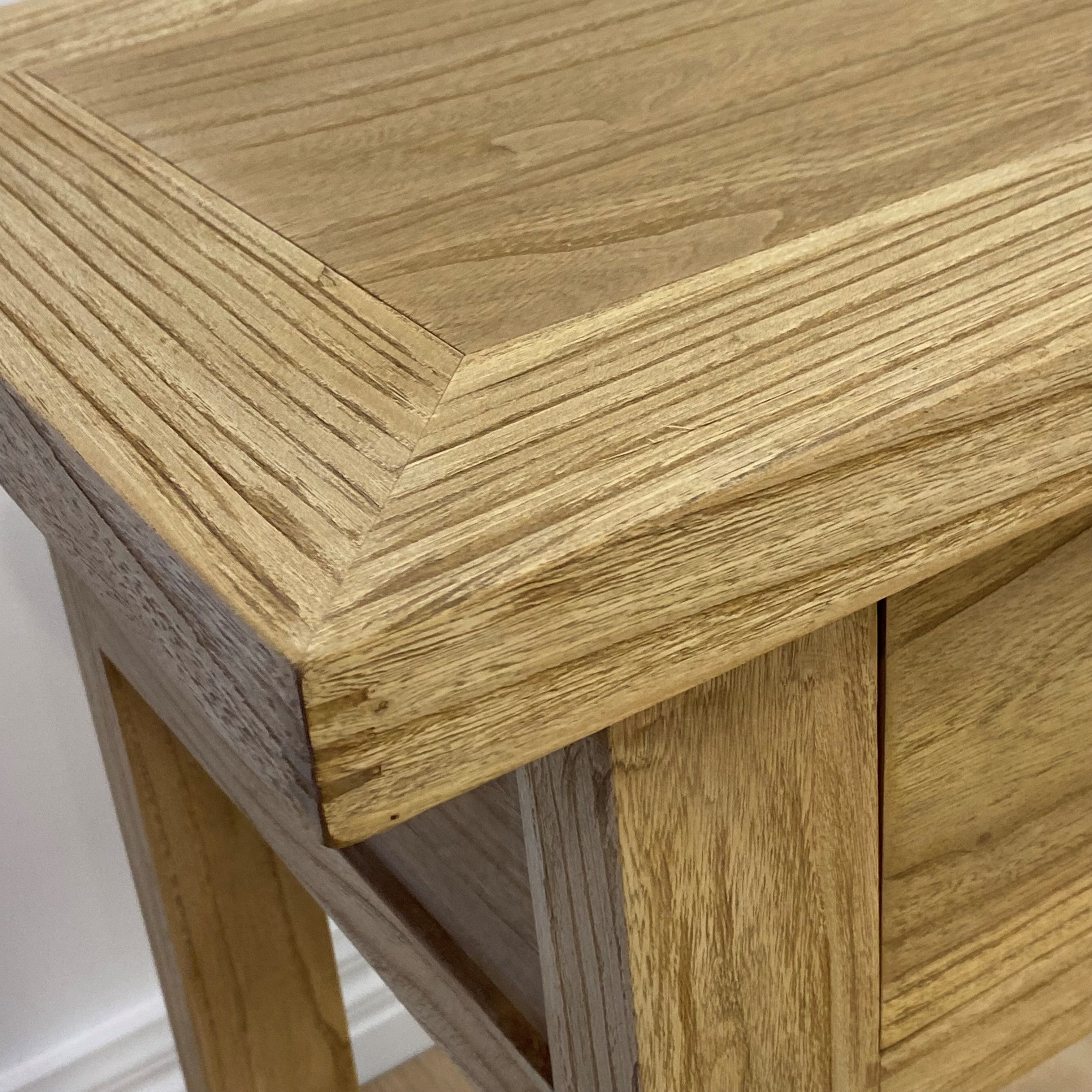 Heritage Elm Hall Table 90x45x85 cm