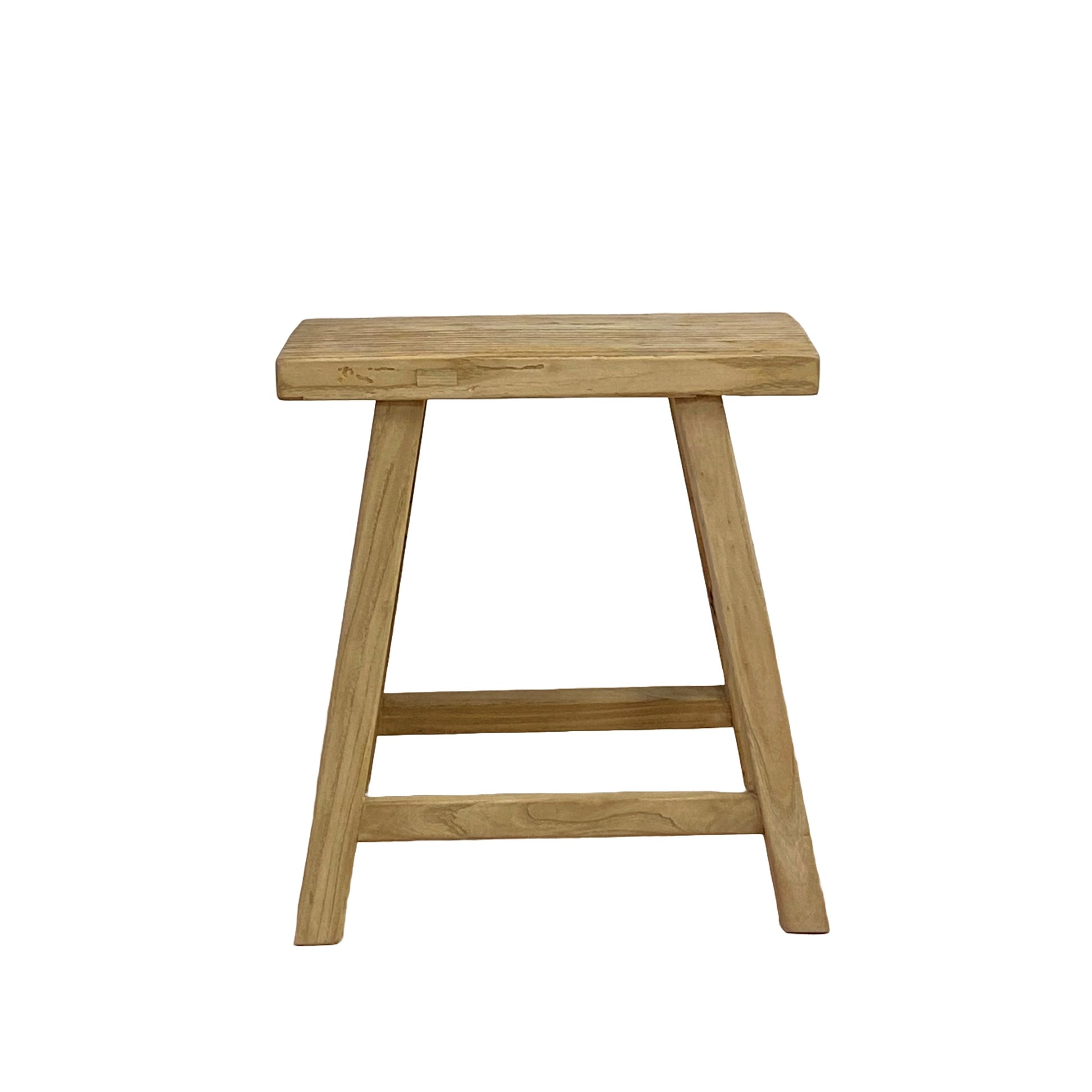 Heritage Elm Rectangle Stool 42x25x50 cm