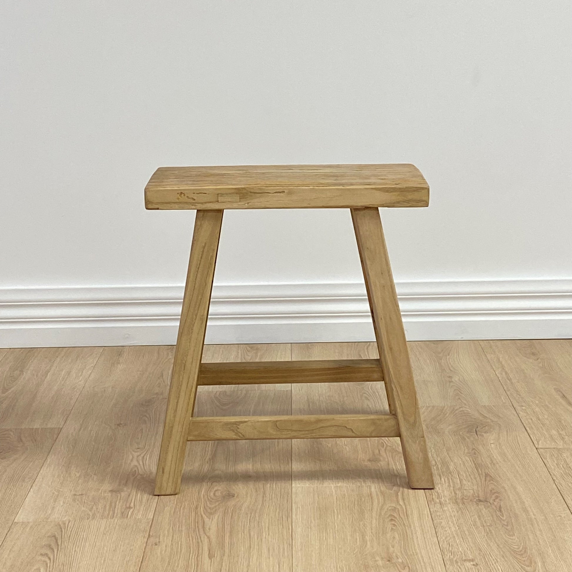 Heritage Elm Rectangle Stool 42x25x50 cm