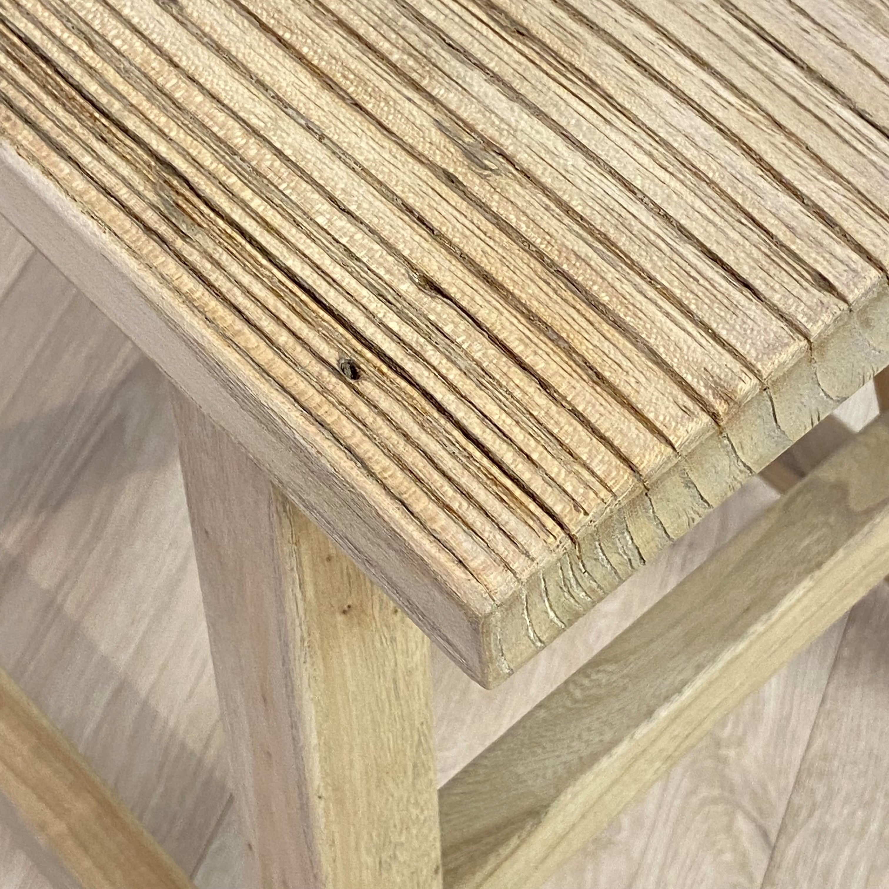Heritage Elm Rectangle Stool 42x25x50 cm