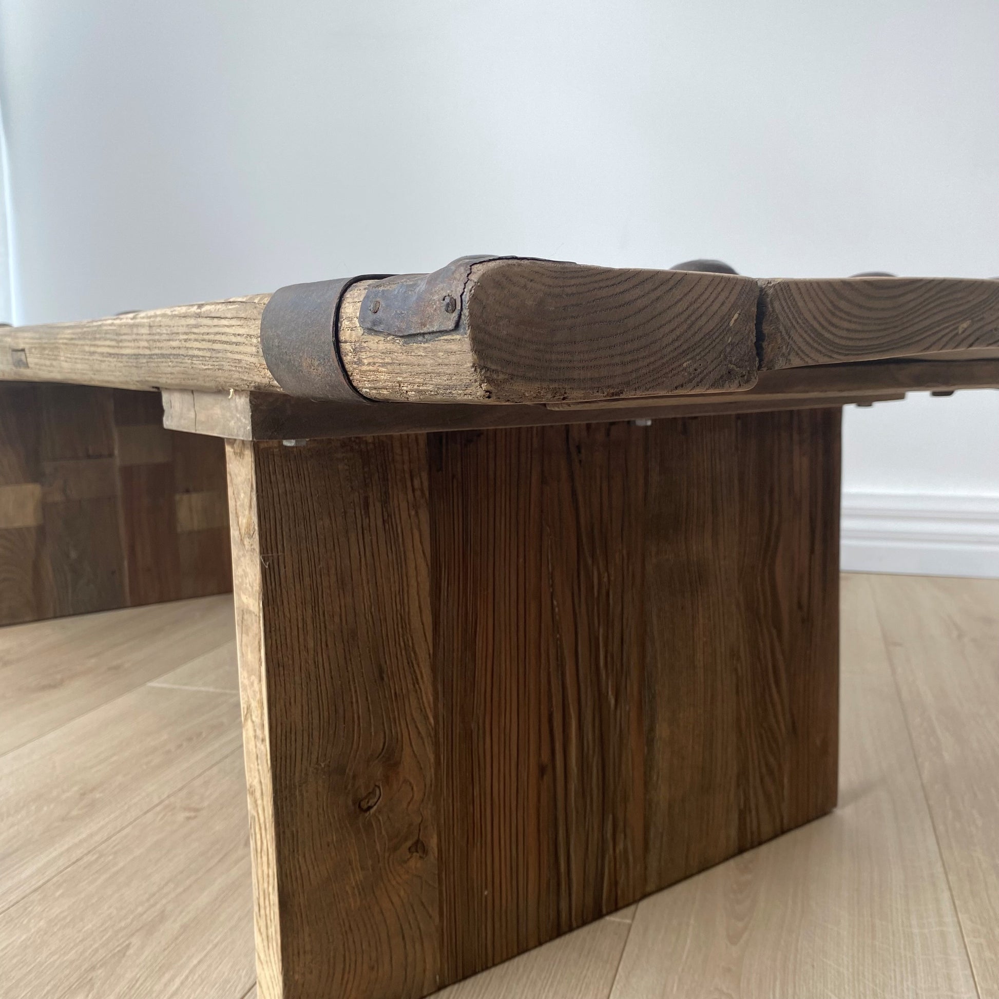 Antique Elm Door Coffee Table 152x58x37 cm