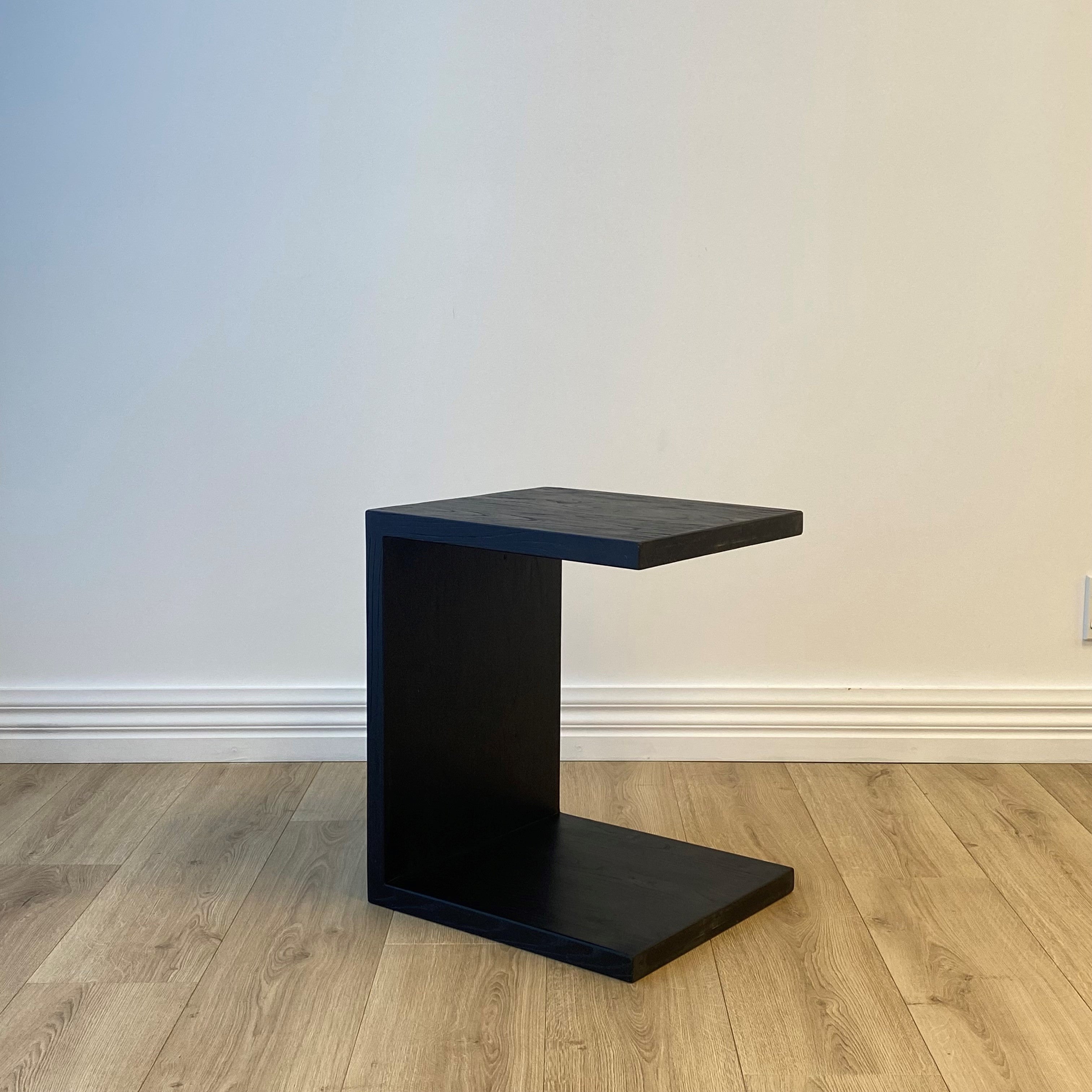 Heritage Wood Sofa Table, Black 47x42x57 cm