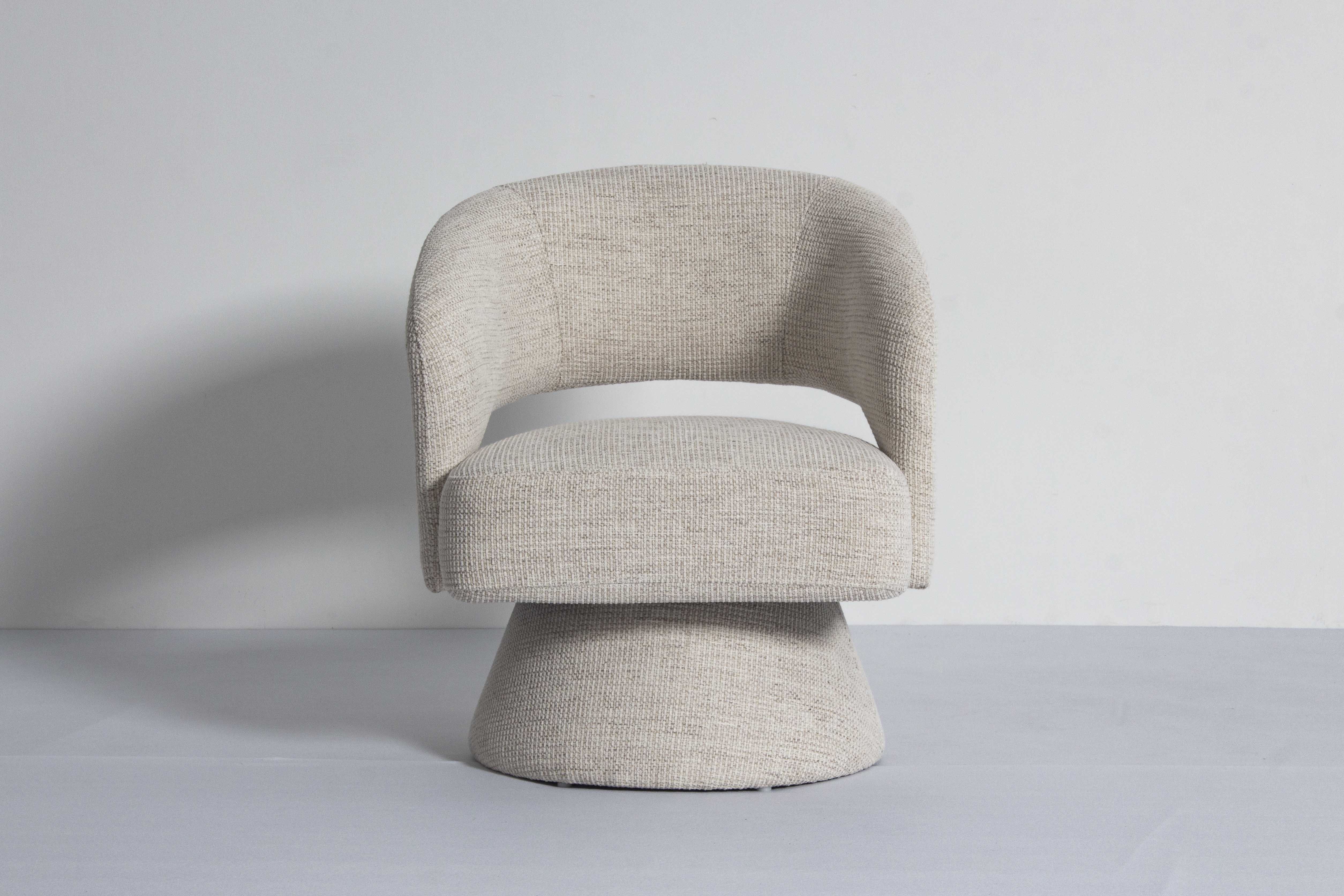 Holt Swivel Chair, Husk