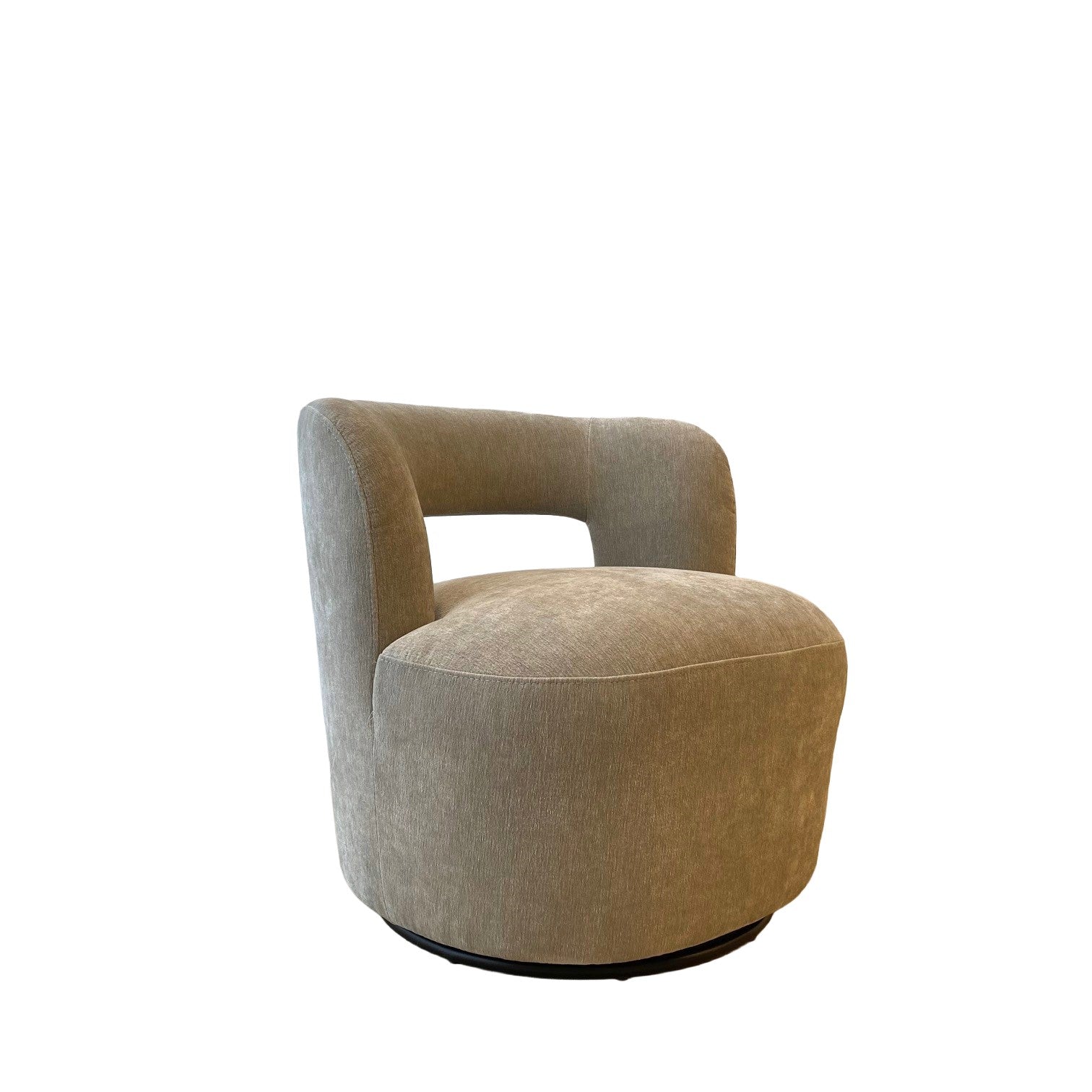 Bayberry Swivel Chair, Clay