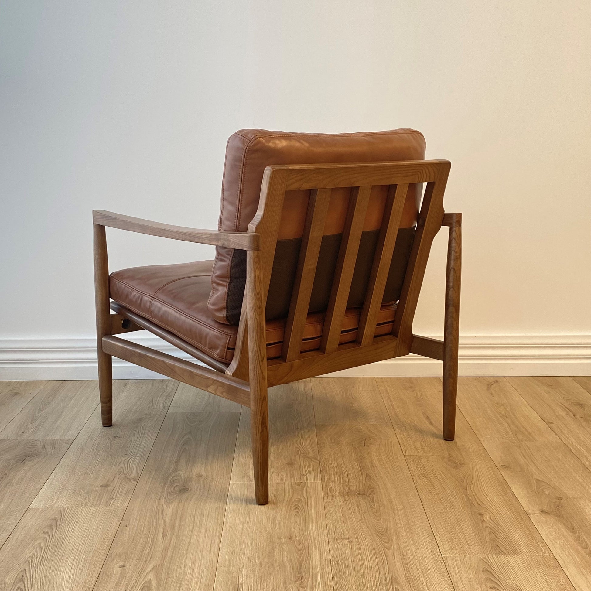Bailey Leather Chair, Saddle 67x70x79 cm