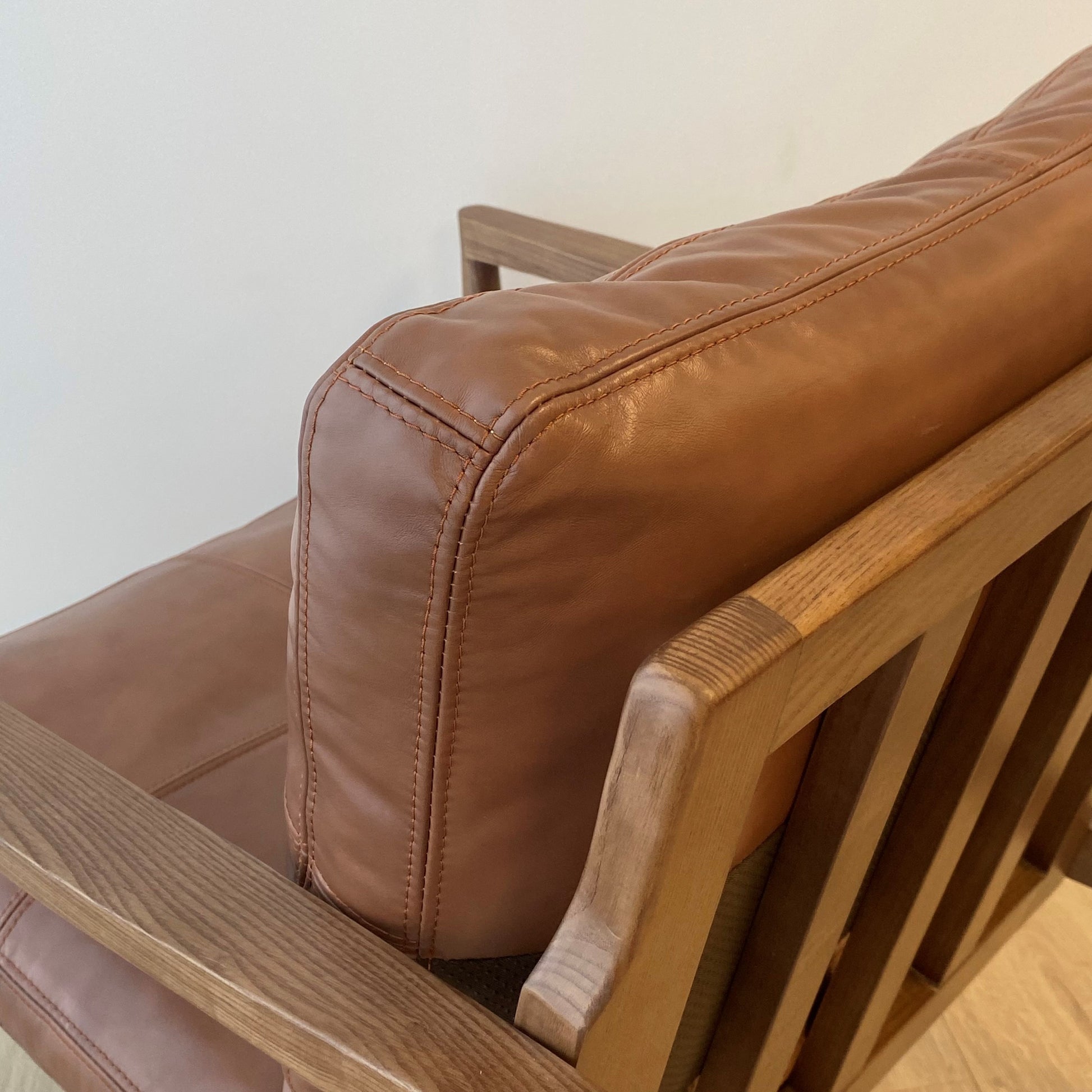 Bailey Leather Chair, Saddle 67x70x79 cm