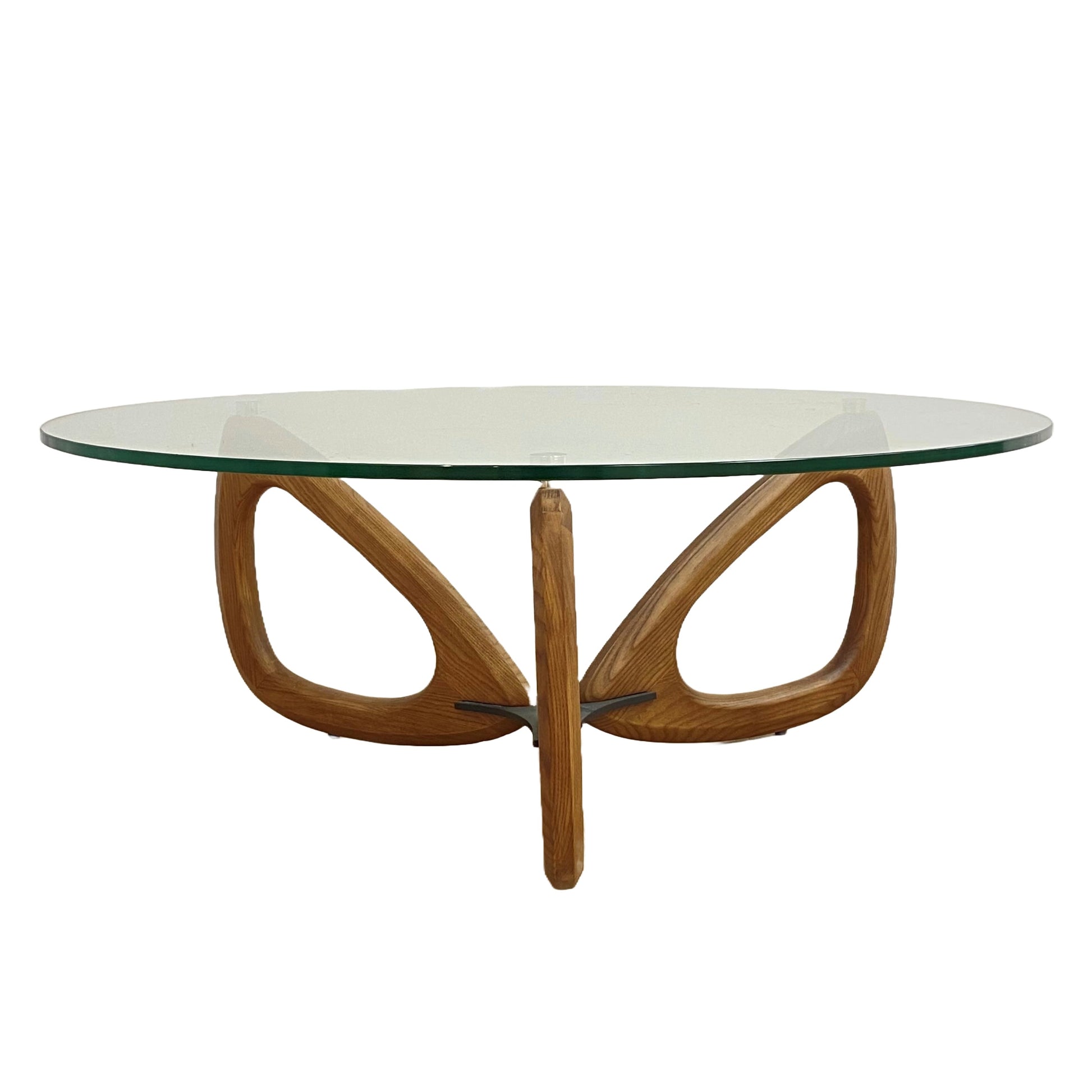 Maddox Mid-Century Round Coffee Table 100x39 cm