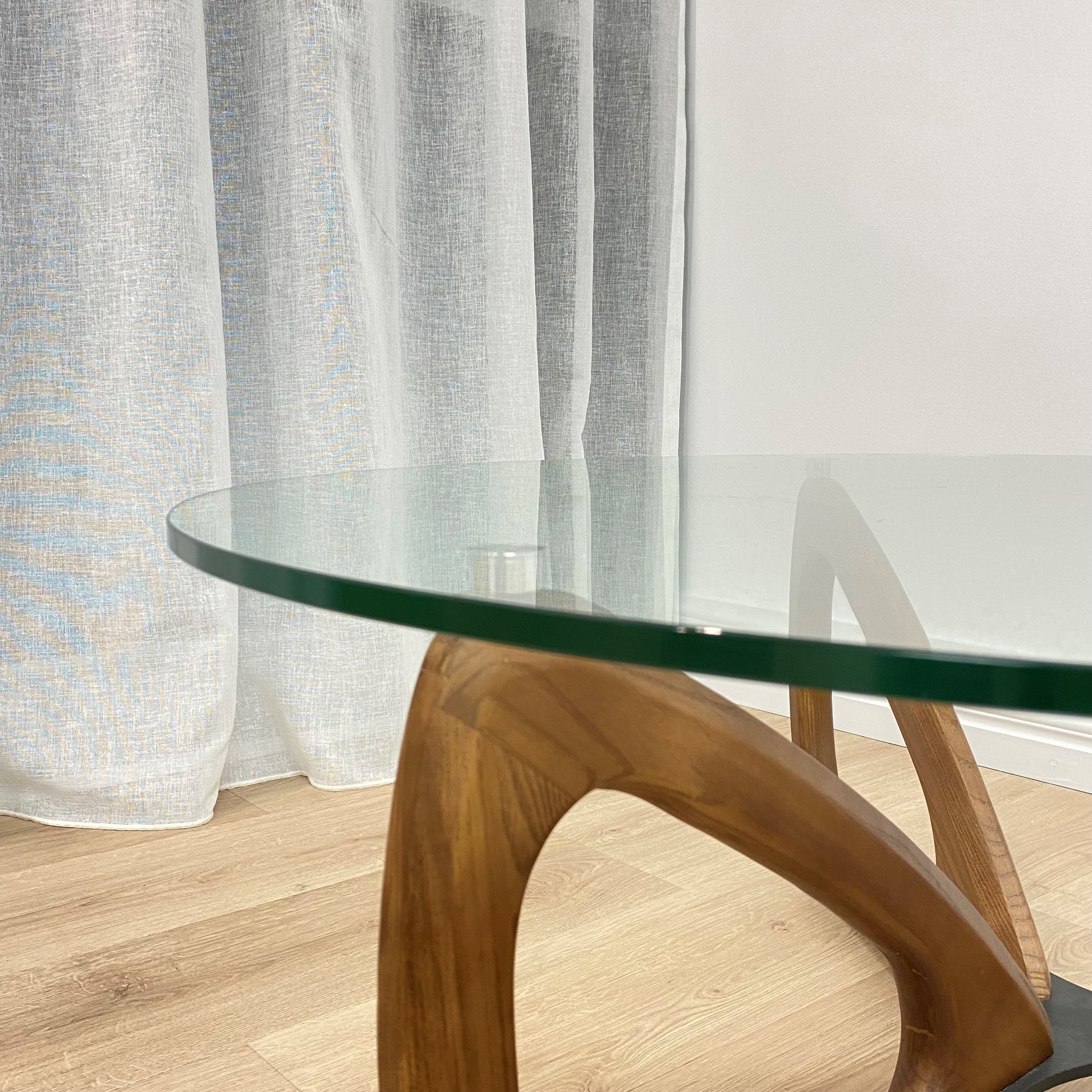 Maddox Mid-Century Round Coffee Table 100x39 cm