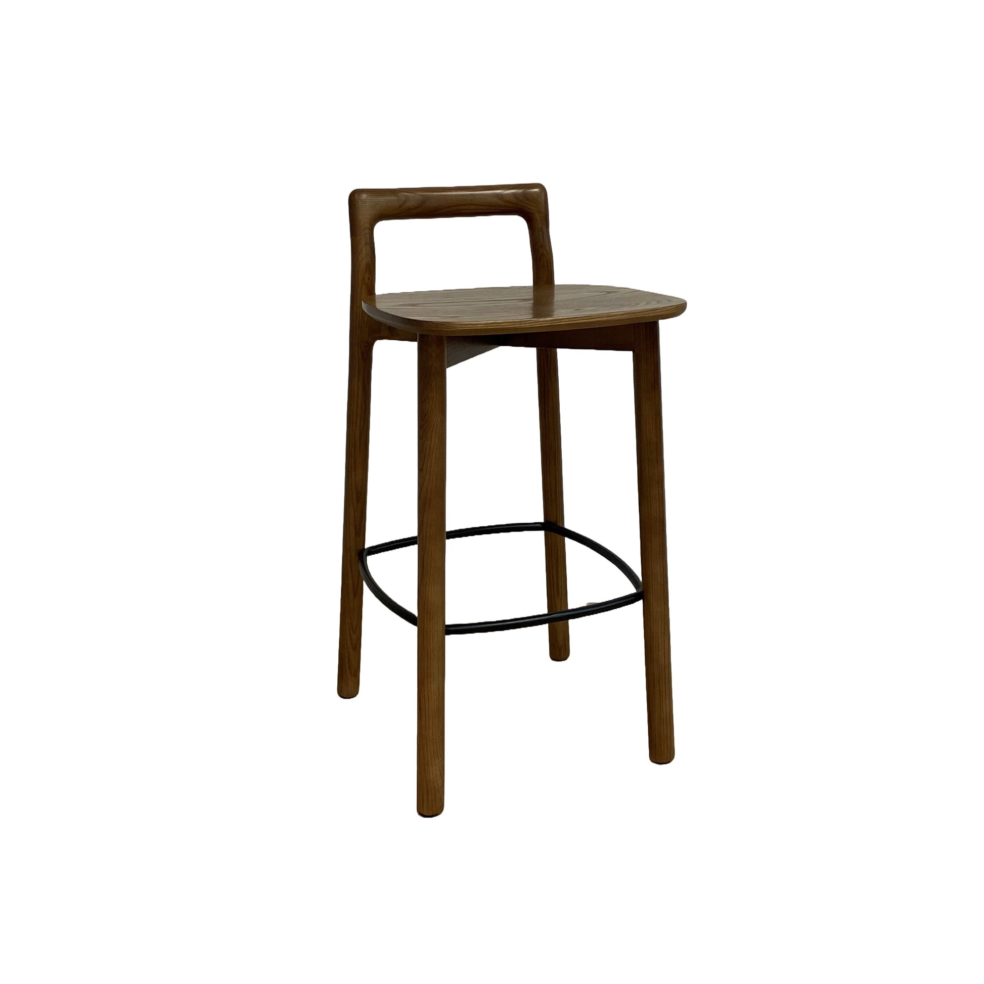 Avery Bar Stool, Walnut 40x39x77 cm