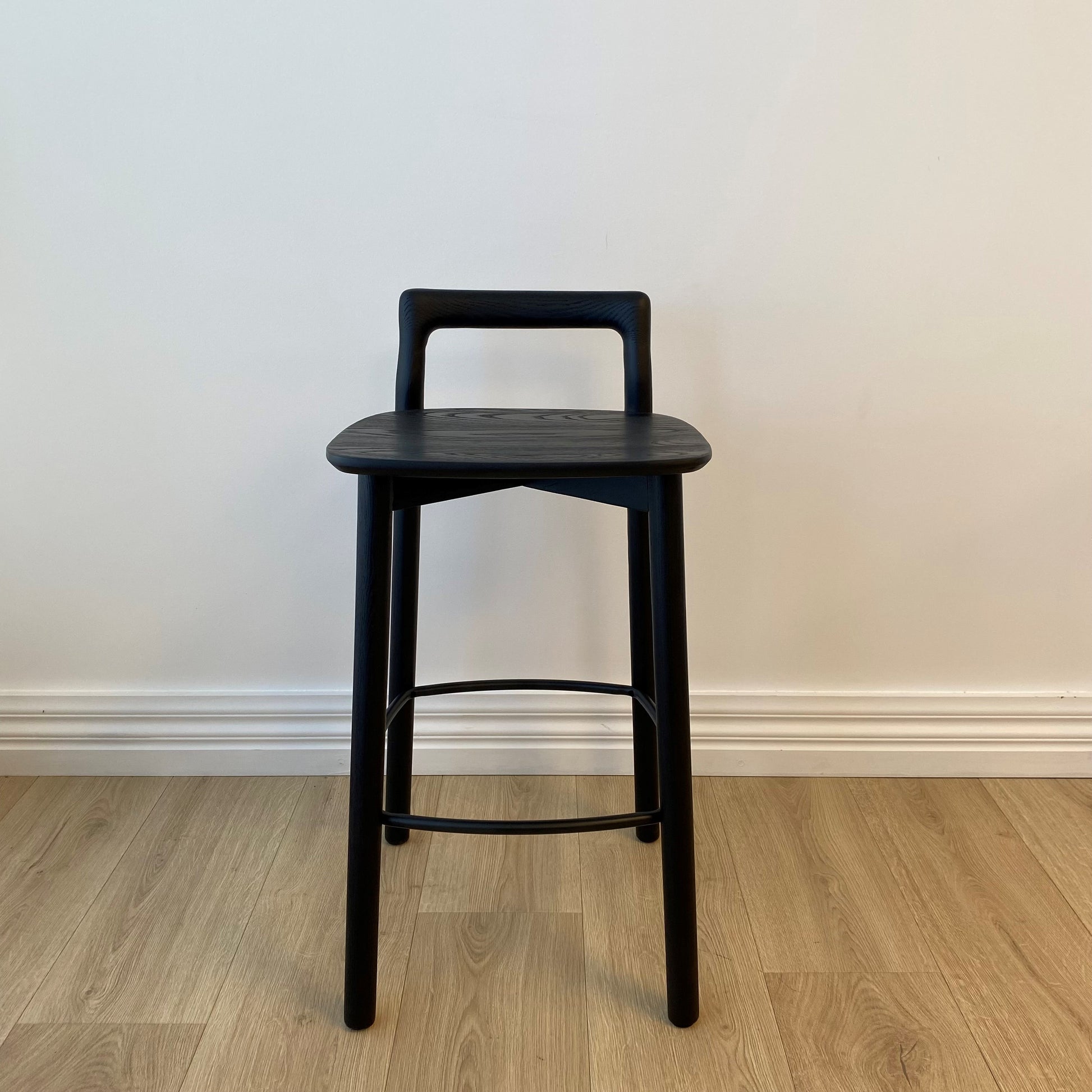 Avery Bar Stool, Black 40x39x77 cm